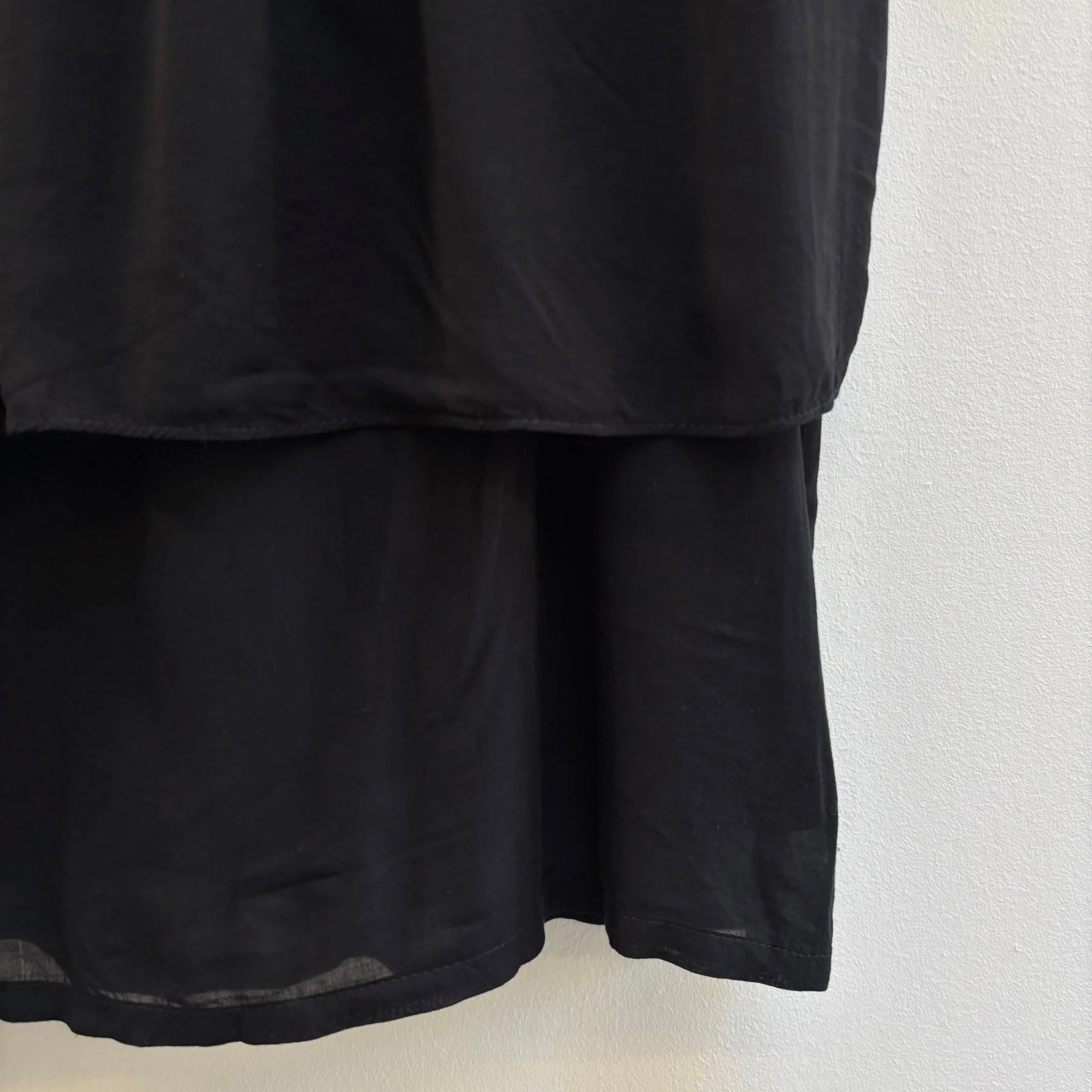 Helmut Lang Layered Sheer Draped Dress - Image 9