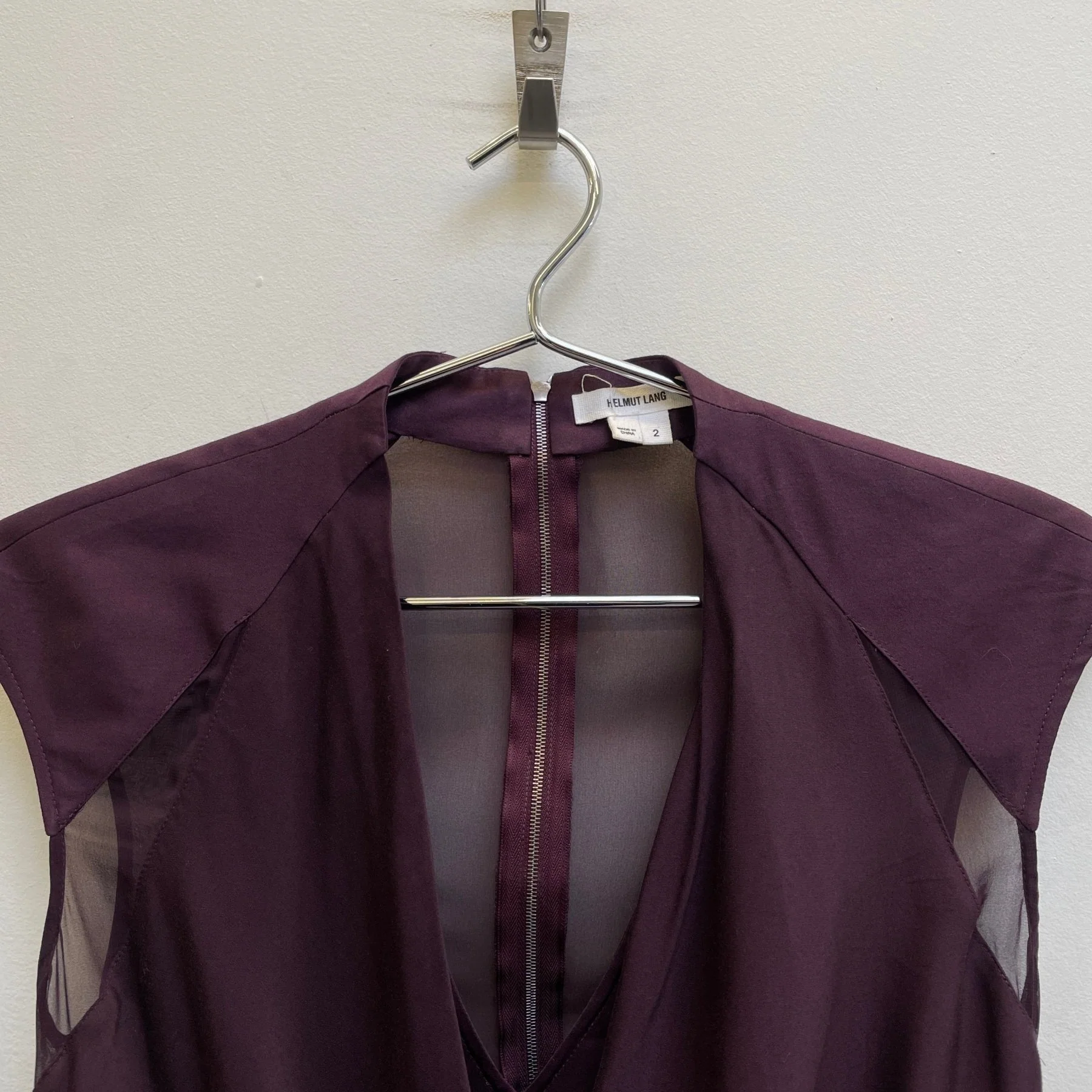 Helmut Lang (Post Lang Era) Sleeveless Zipper Dress - Image 3