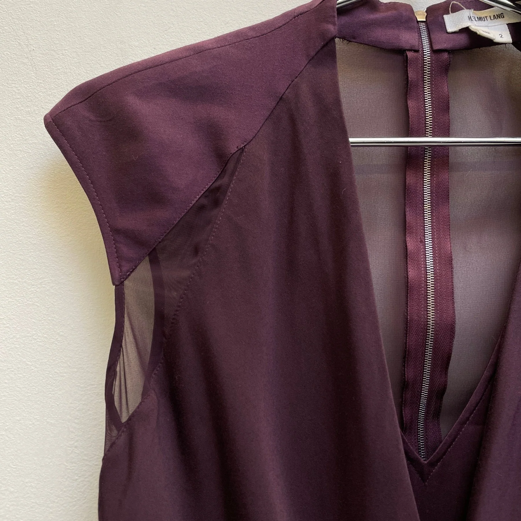 Helmut Lang (Post Lang Era) Sleeveless Zipper Dress - Image 4