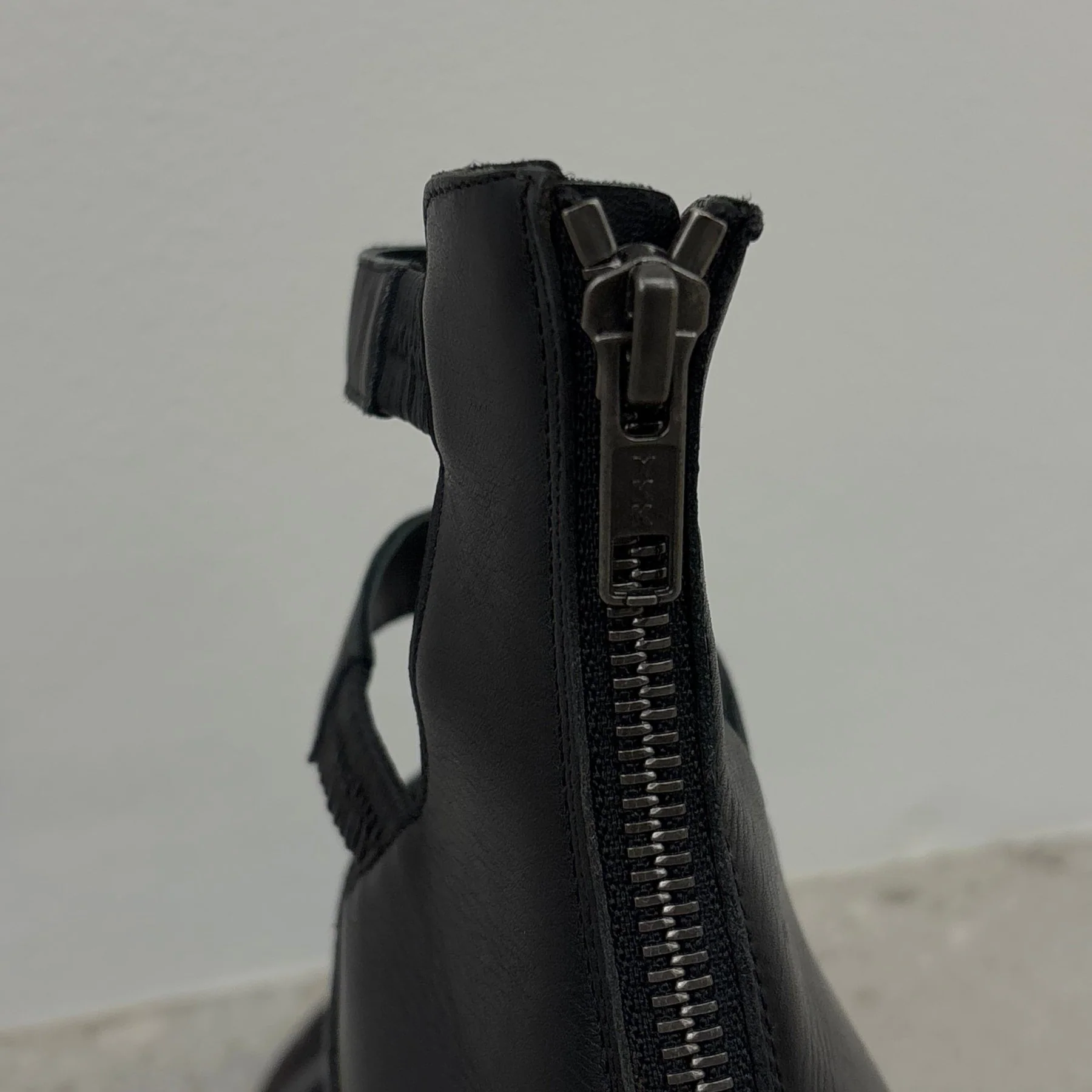 Helmut Lang Strap Leather Sandal Heels - Image 8