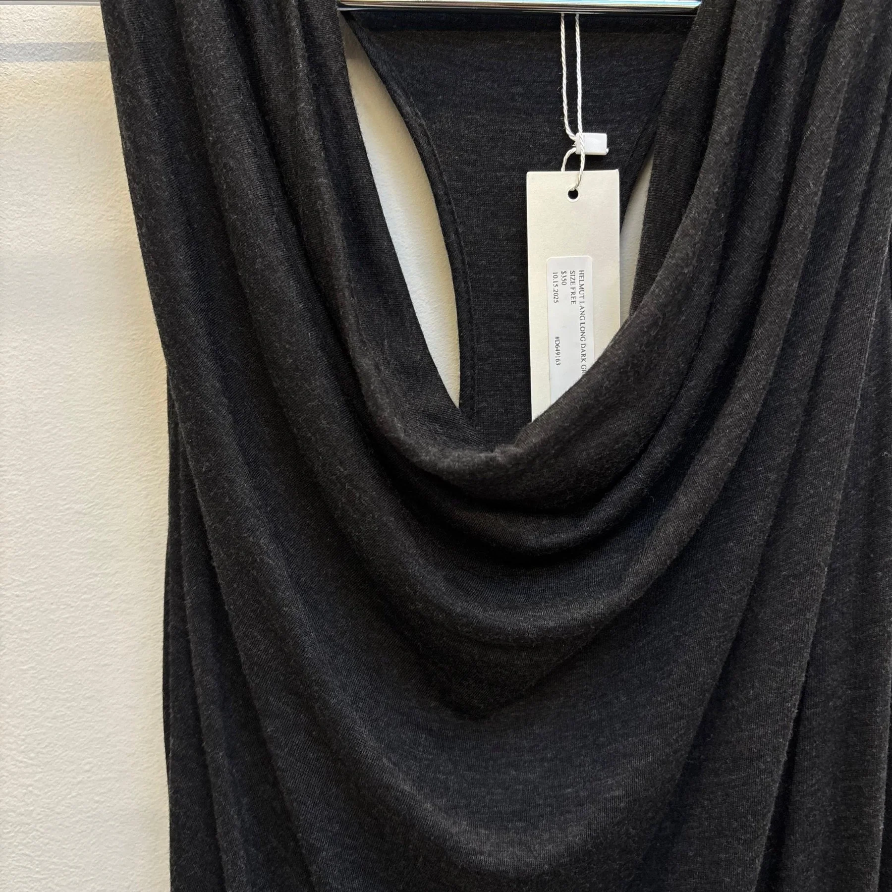 Helmut Lang Swoop Neck Maxi Tank Dress - Image 5