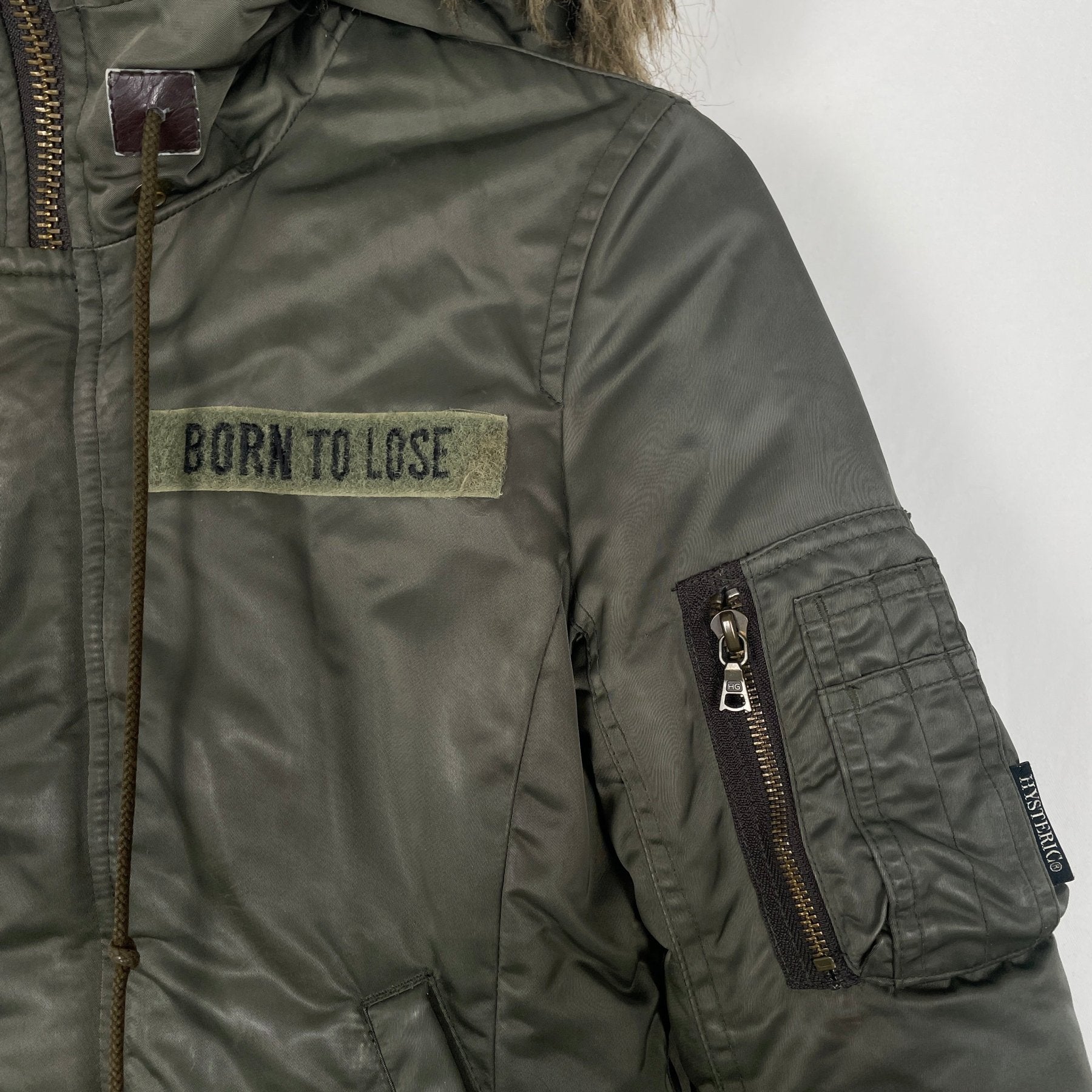 00s Hysteric Glamour 2AB “BORN TO LOSE” Bomber Jacket - Image 4