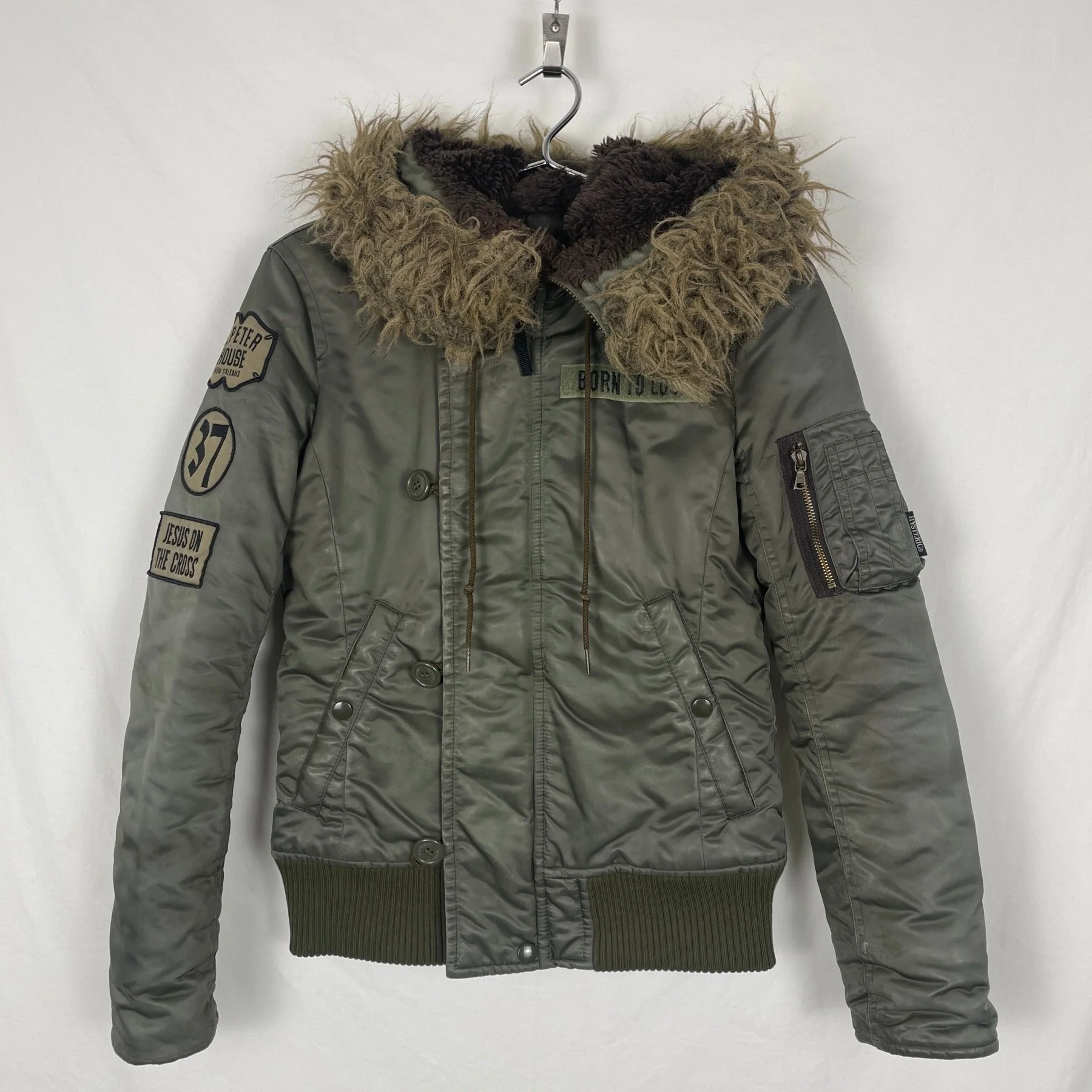 00s Hysteric Glamour 2AB “BORN TO LOSE” Bomber Jacket - Image 7