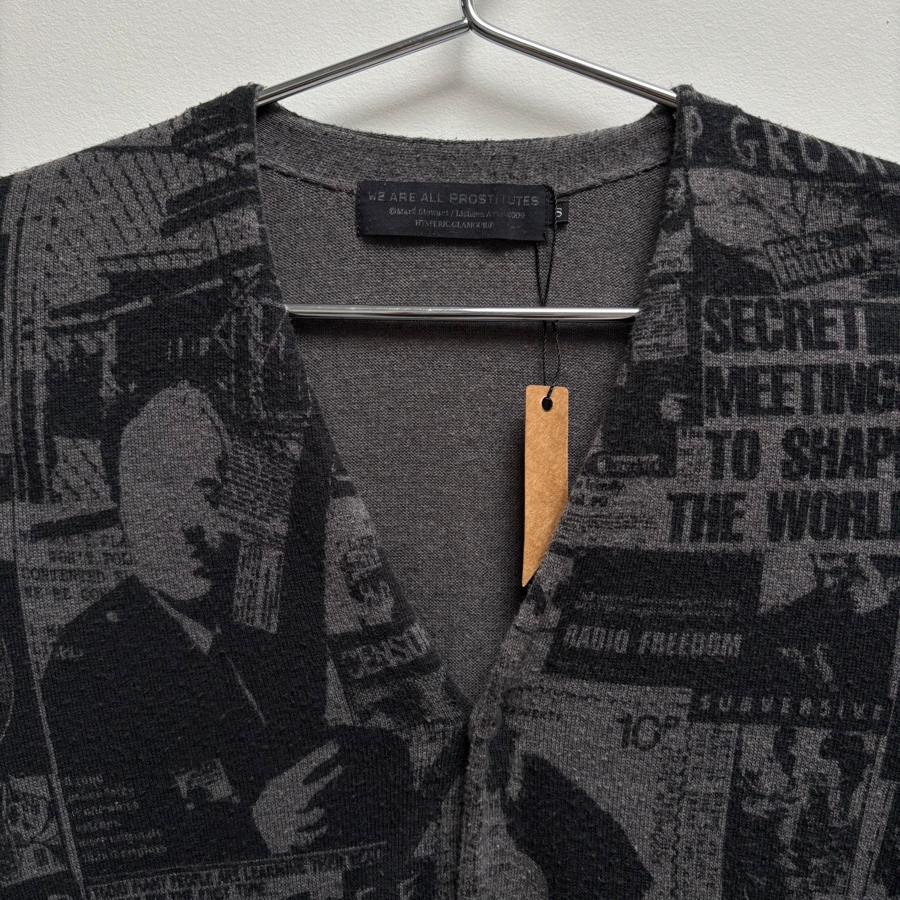 FW09 Hysteric Glamour Graphic Cardigan - Image 3