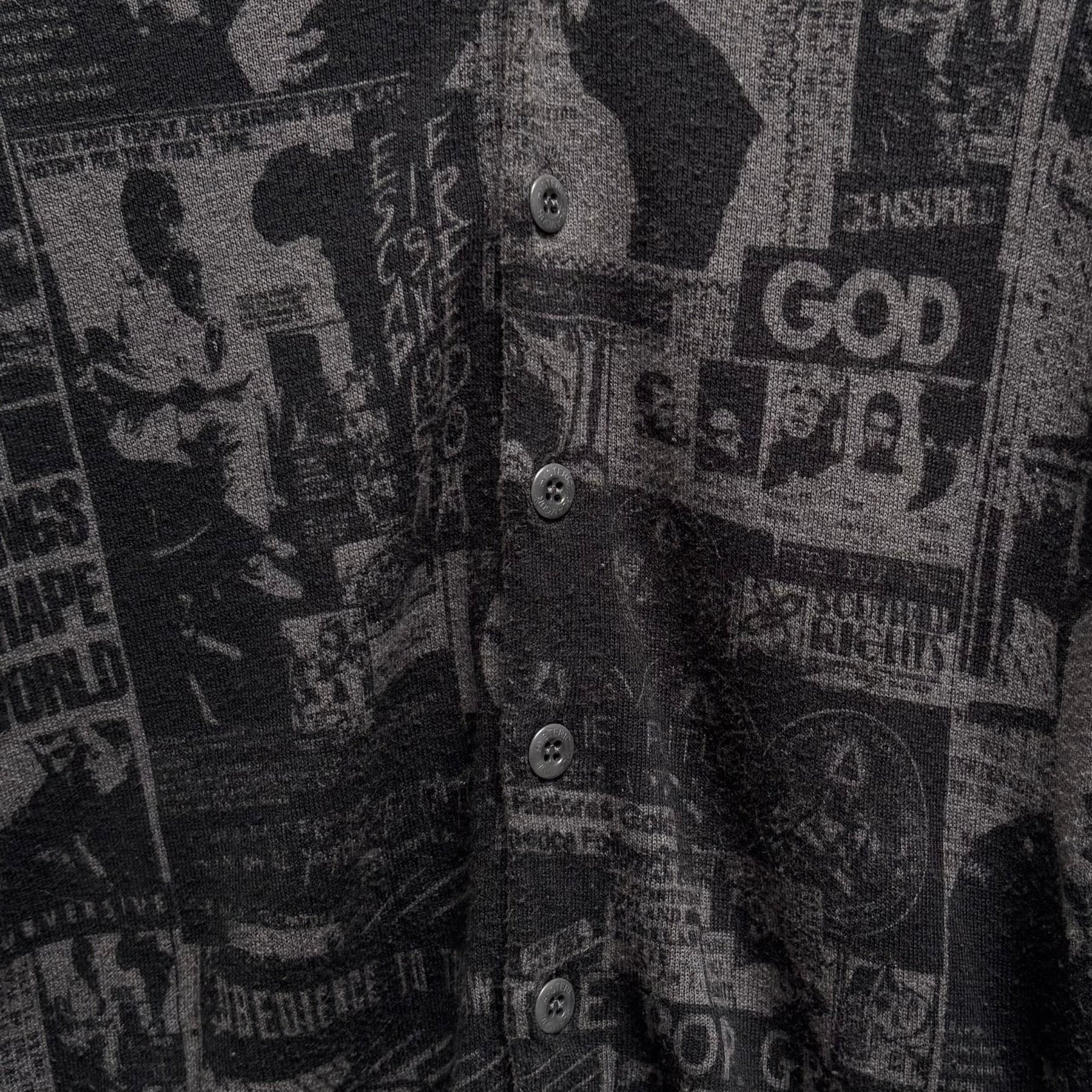 FW09 Hysteric Glamour Graphic Cardigan - Image 4