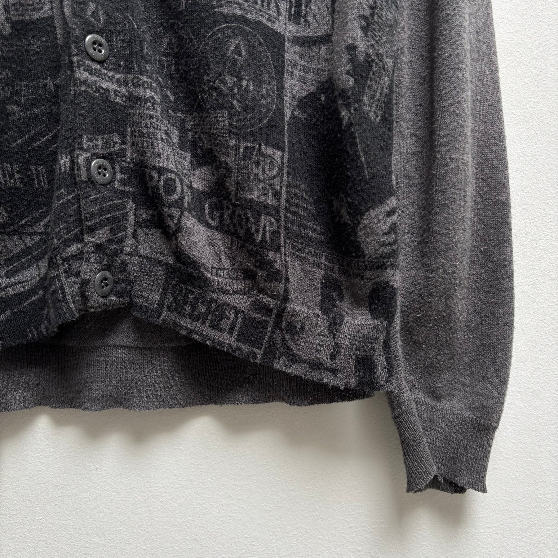 FW09 Hysteric Glamour Graphic Cardigan - Image 5