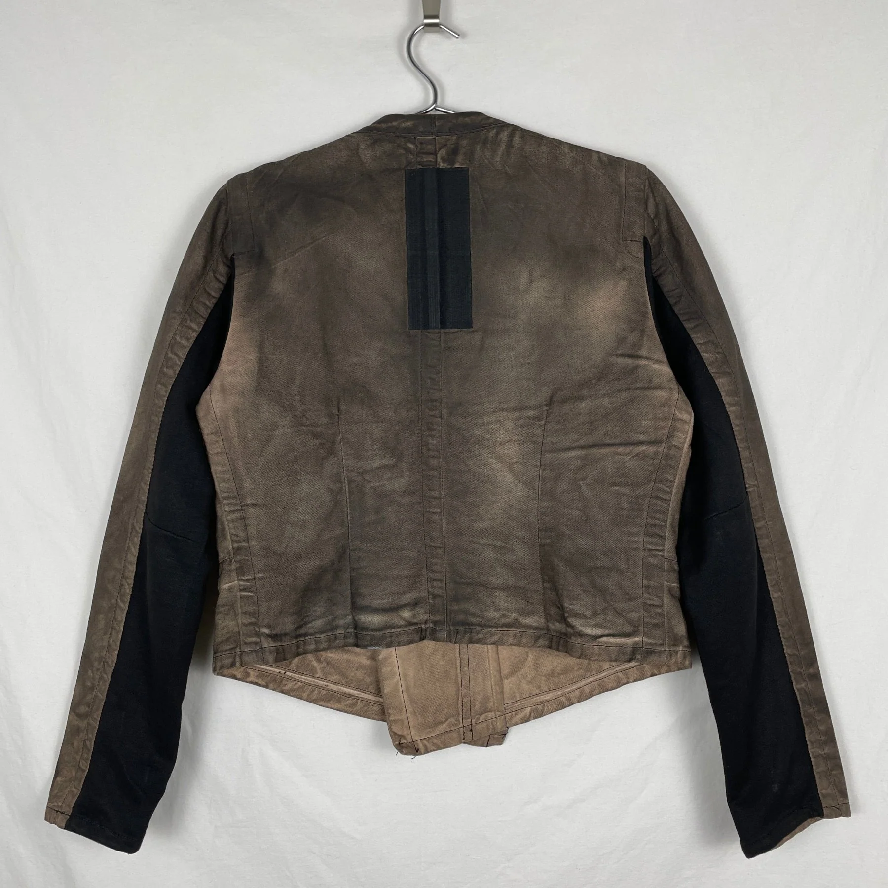 FW05 Rick Owens Slab Oiled Denim Jacket - Image 2