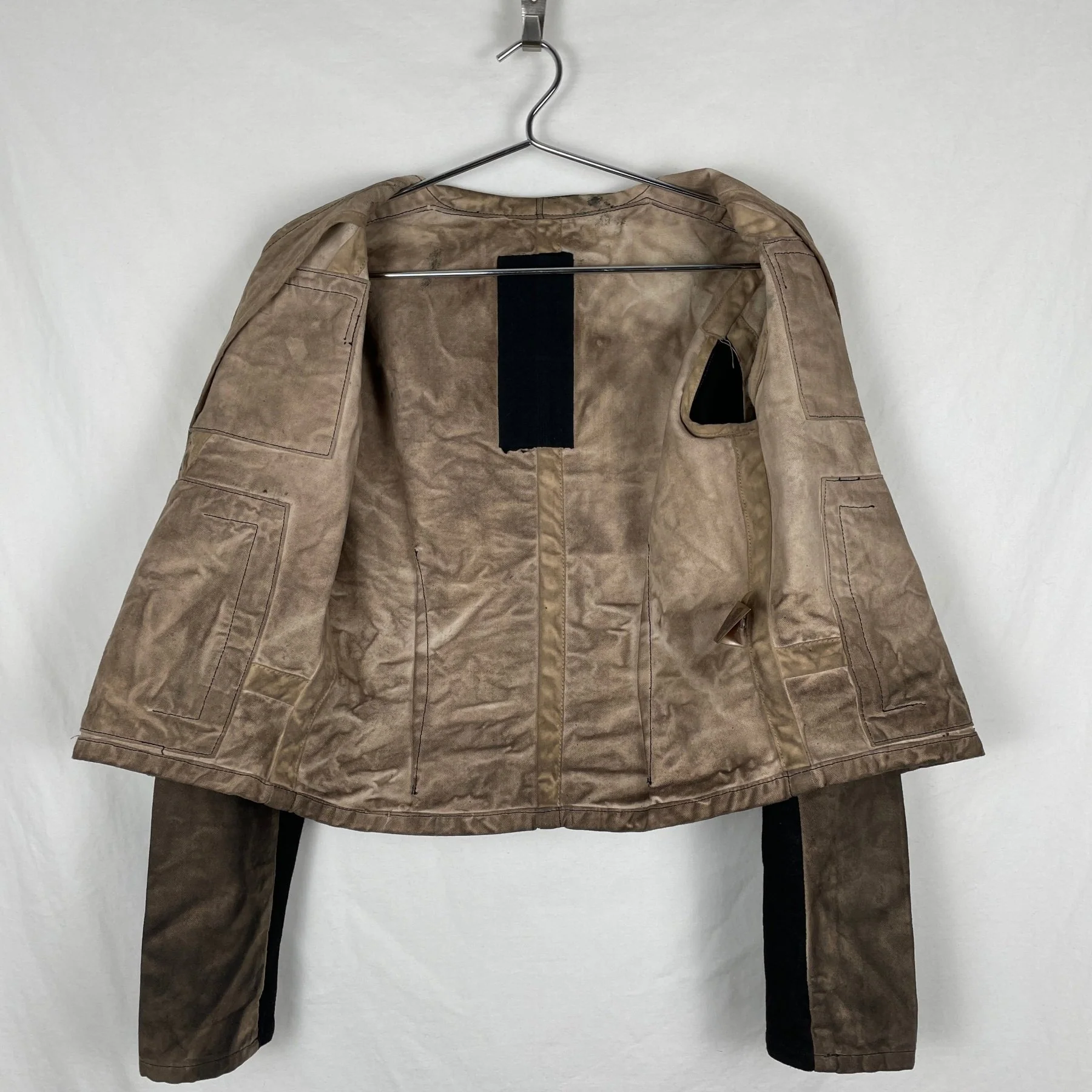 FW05 Rick Owens Slab Oiled Denim Jacket - Image 7