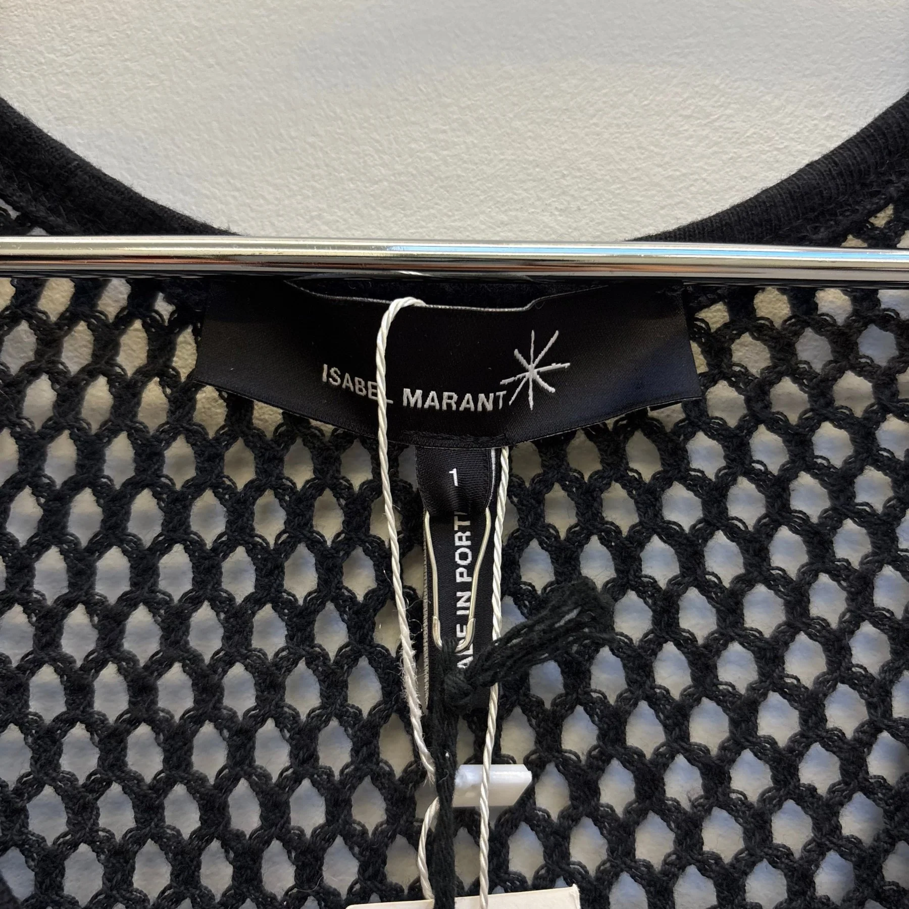 Isabel Marant Kara Miami Net Dress 01Noir - Image 7
