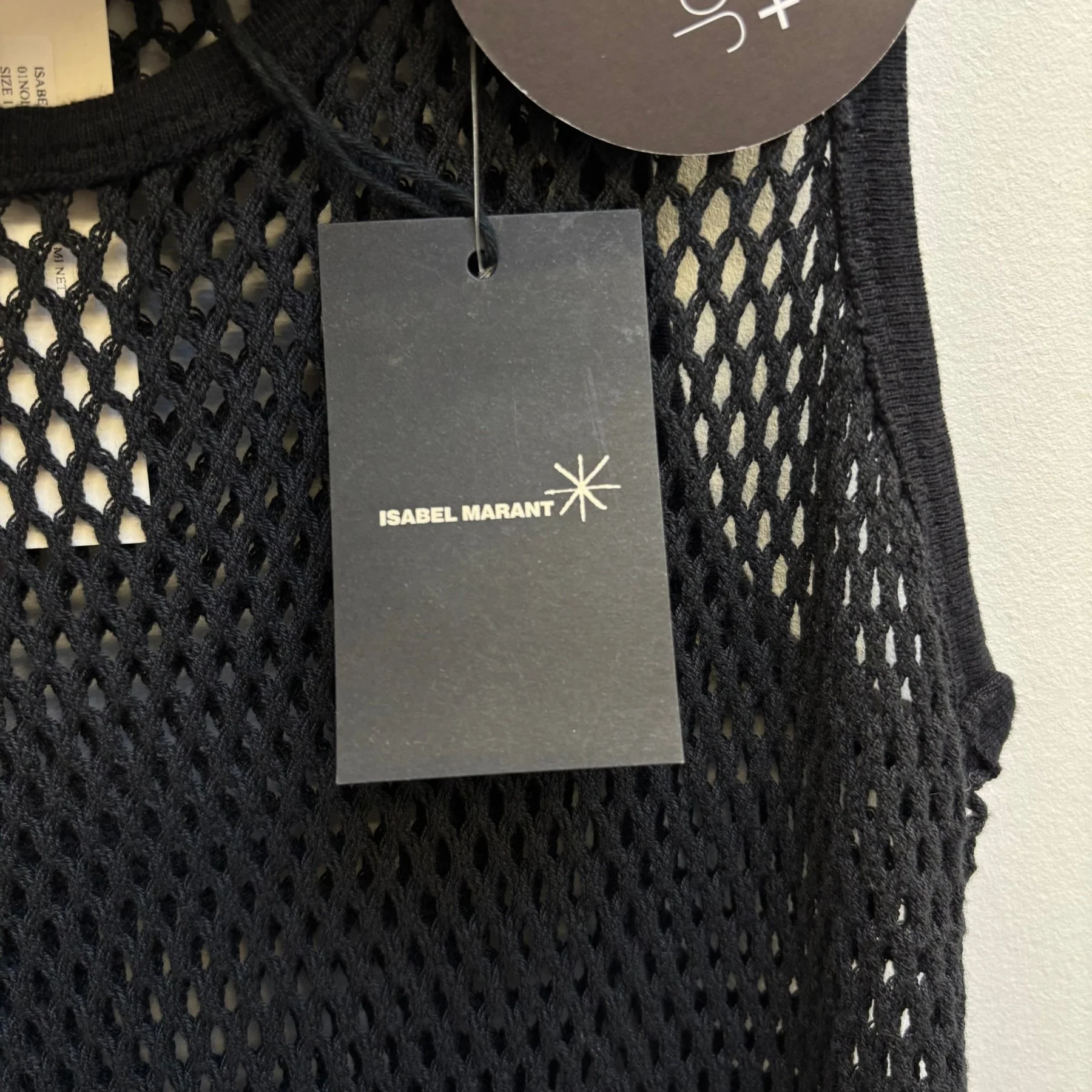 Isabel Marant Kara Miami Net Dress 01Noir - Image 8