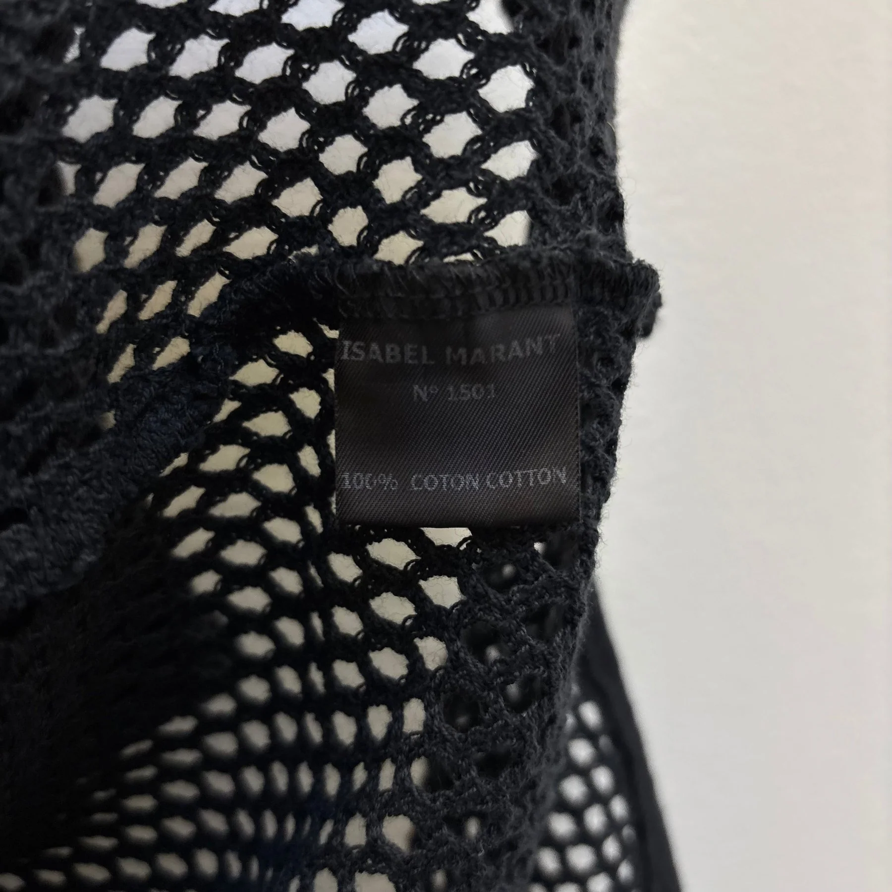Isabel Marant Kara Miami Net Dress 01Noir - Image 9