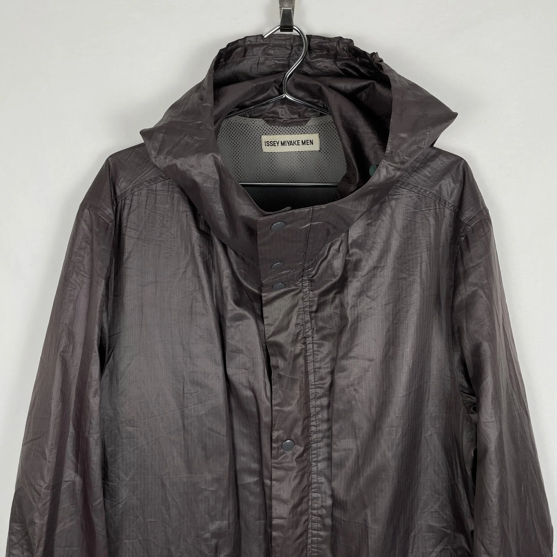 90s Issey Miyake Long Windbreaker - Image 3