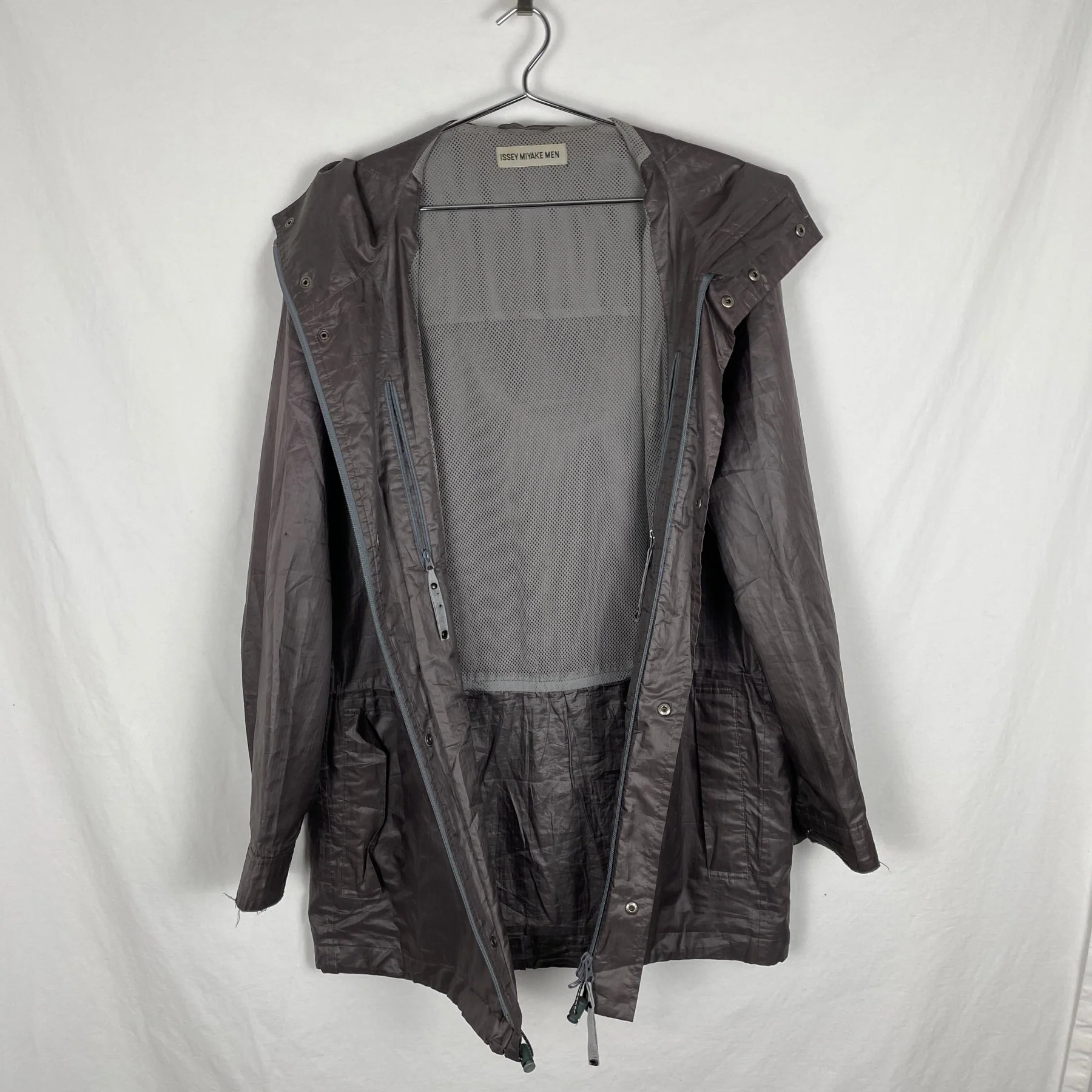 90s Issey Miyake Long Windbreaker - Image 9