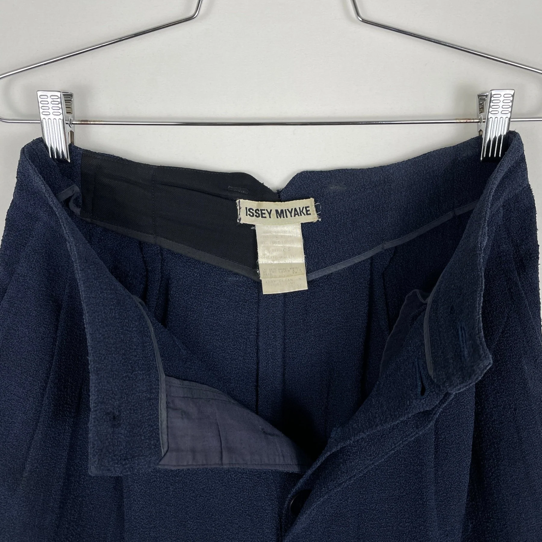 80's Issey Miyake Wide Leg Trousers - Image 6