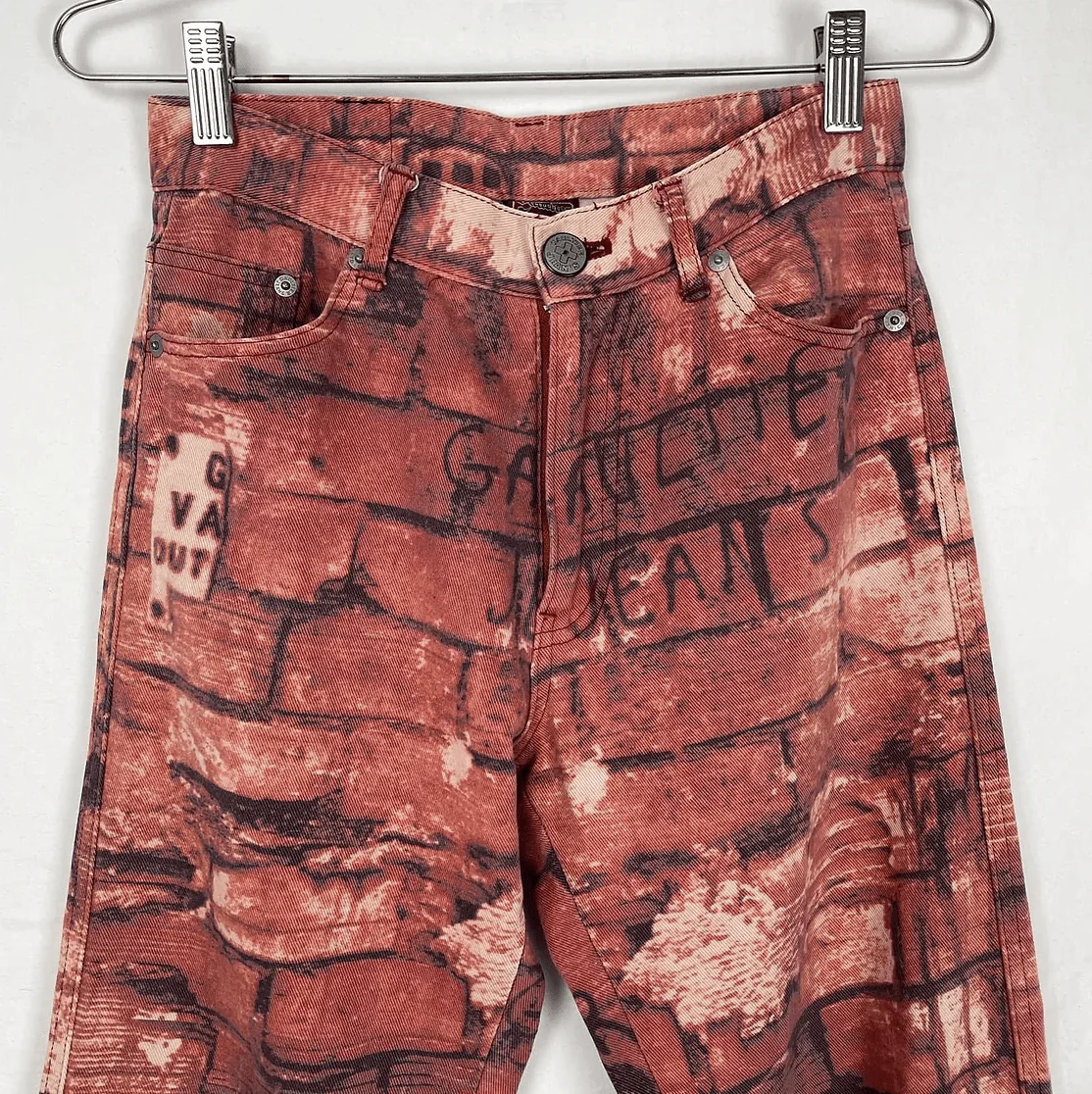 Jean Paul Gaultier Brick Wall Print Jeans - Image 3