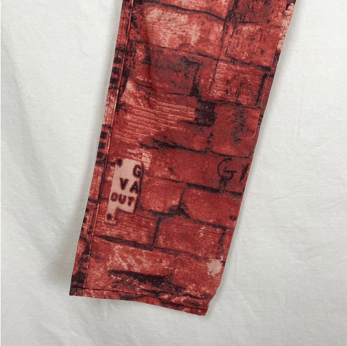 Jean Paul Gaultier Brick Wall Print Jeans - Image 4