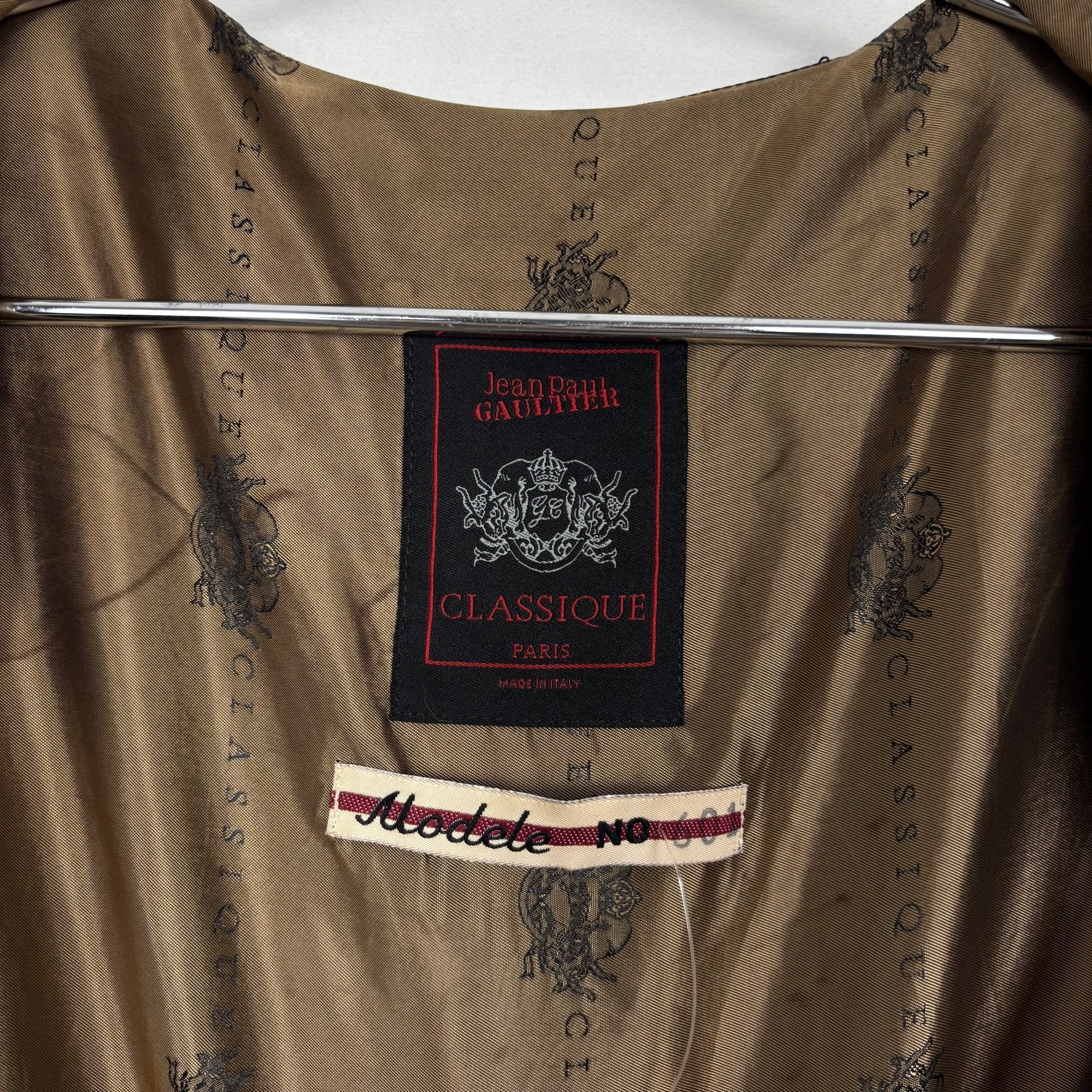 00s Jean Paul Gaultier Classique Back Printed Patterned Vest - Image 10
