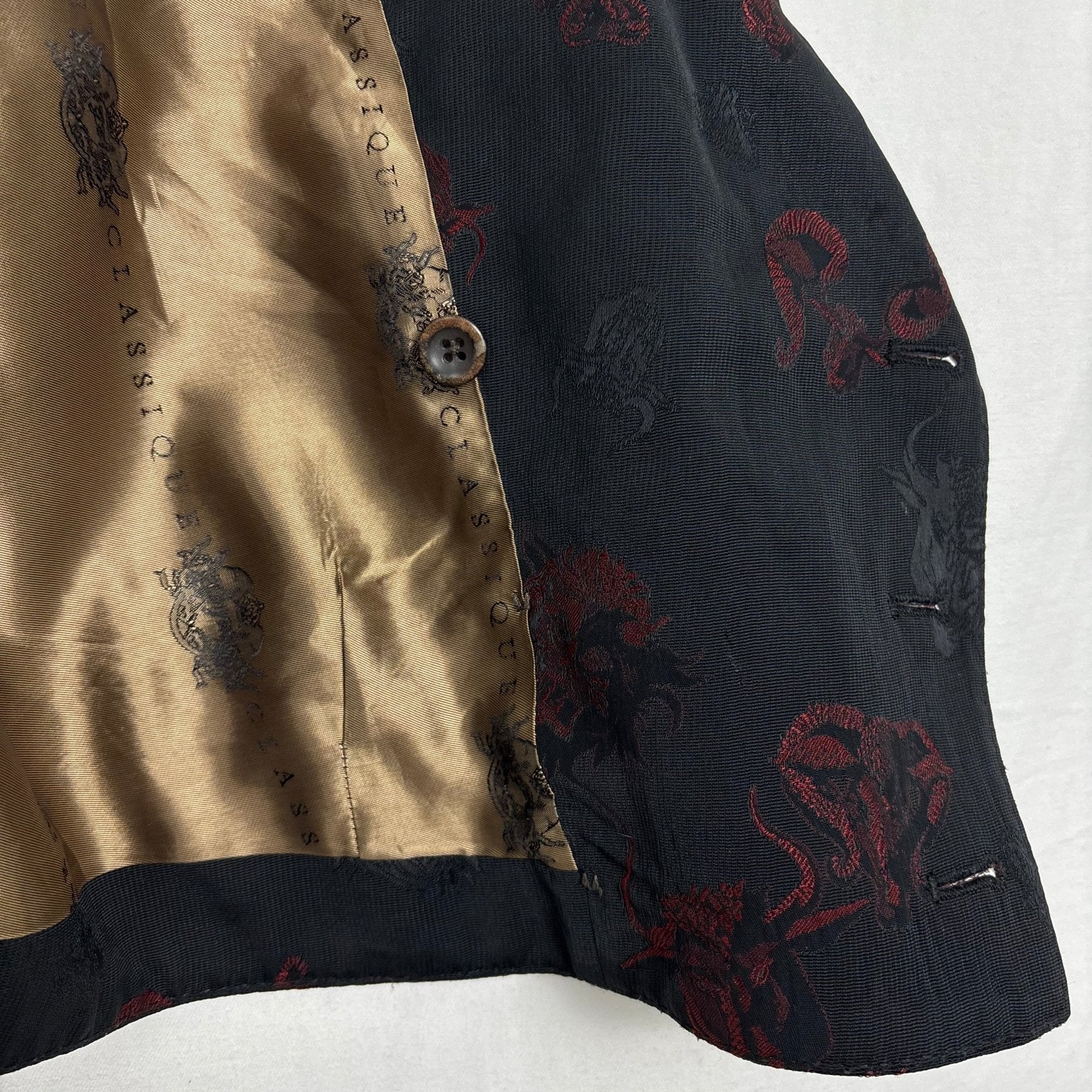 00s Jean Paul Gaultier Classique Back Printed Patterned Vest - Image 11