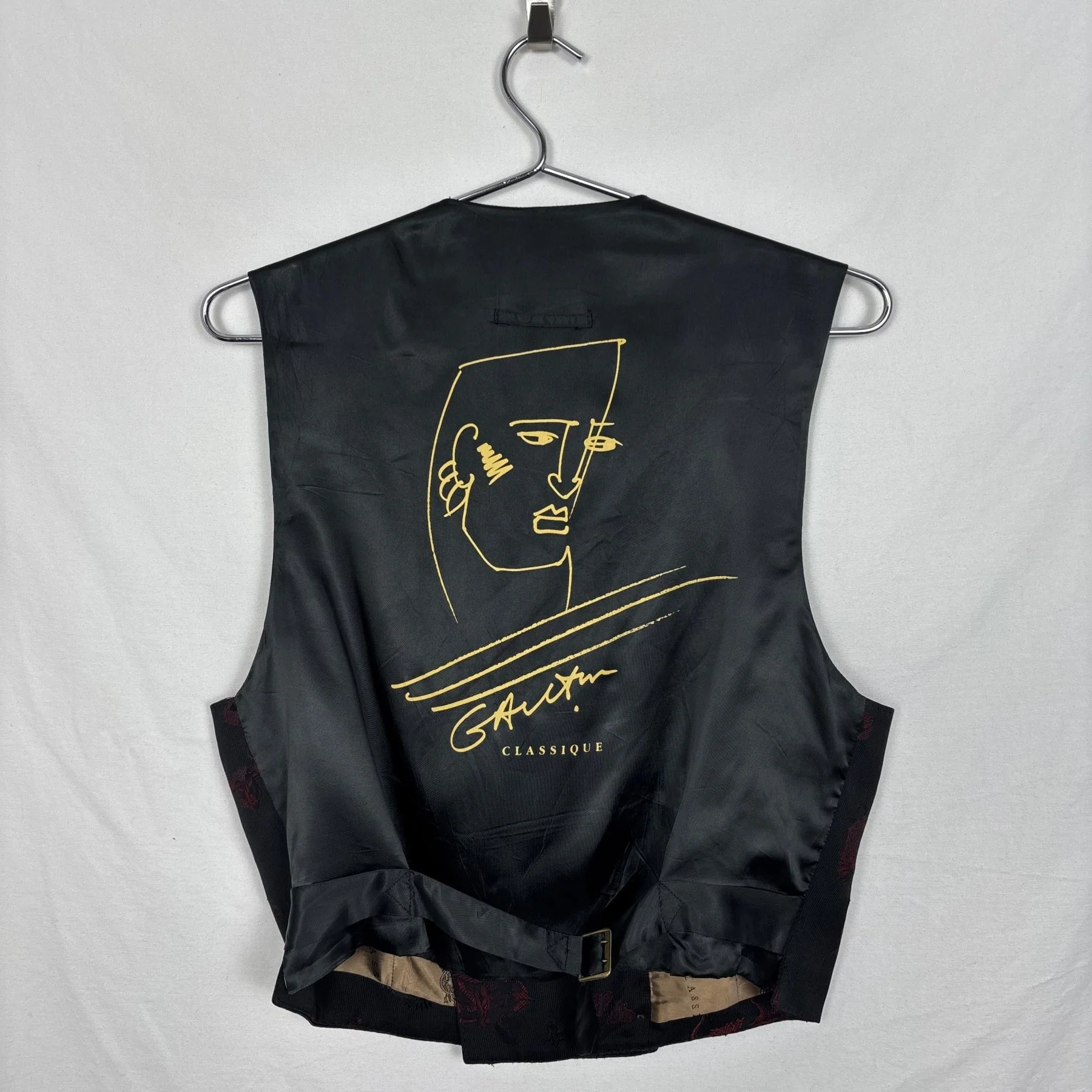 00s Jean Paul Gaultier Classique Back Printed Patterned Vest - Image 2