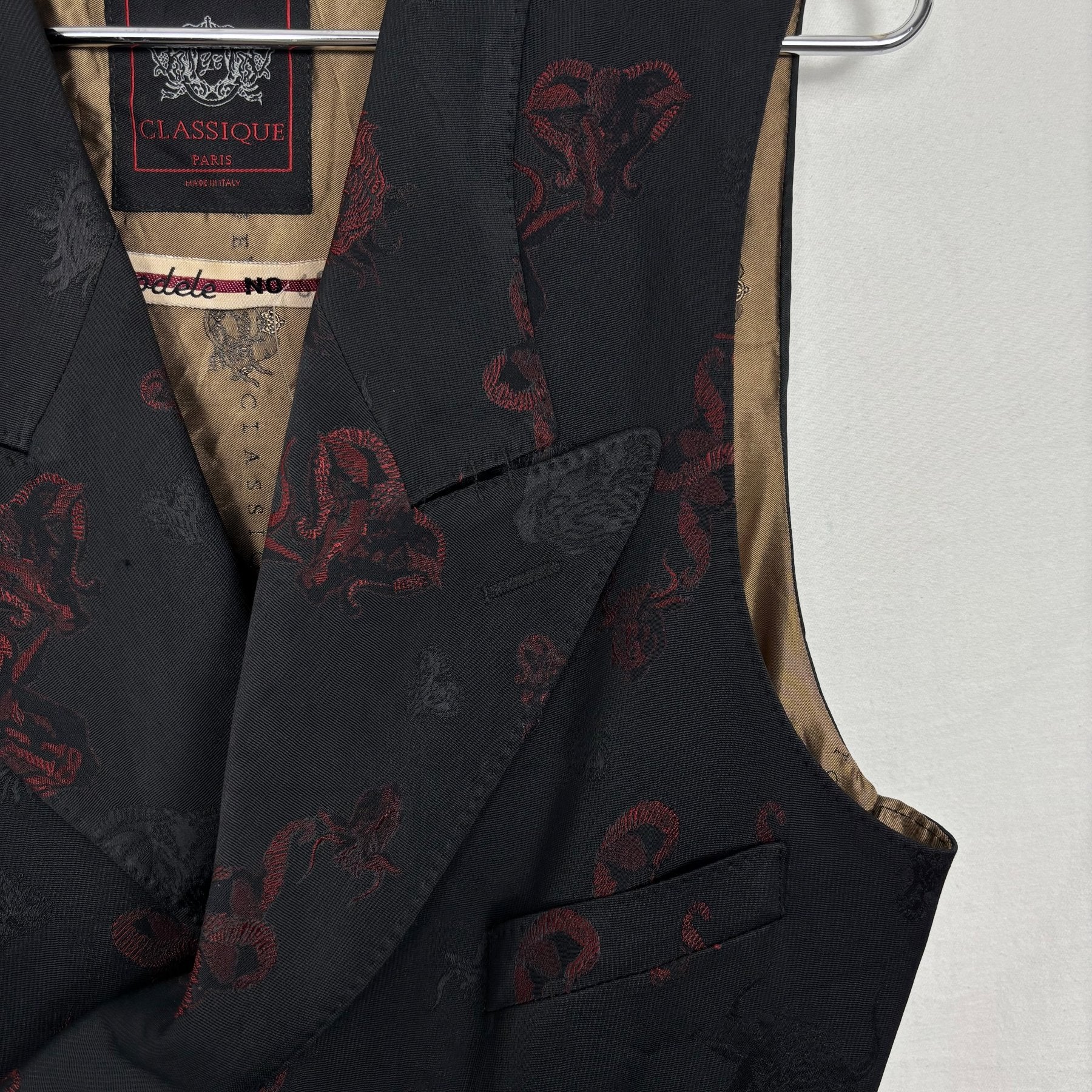 00s Jean Paul Gaultier Classique Back Printed Patterned Vest - Image 3