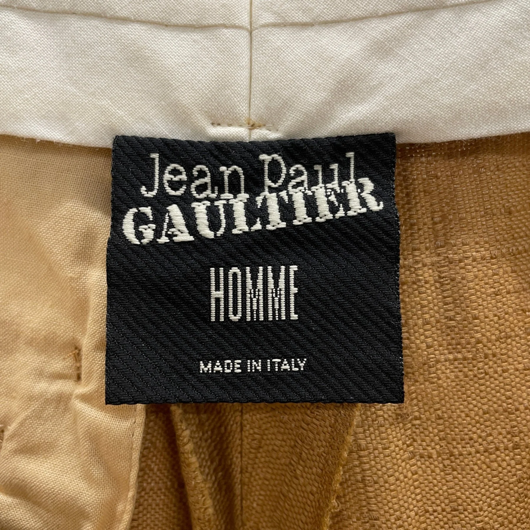 Jean Paul Gaultier Homme Linen Trousers - Image 11