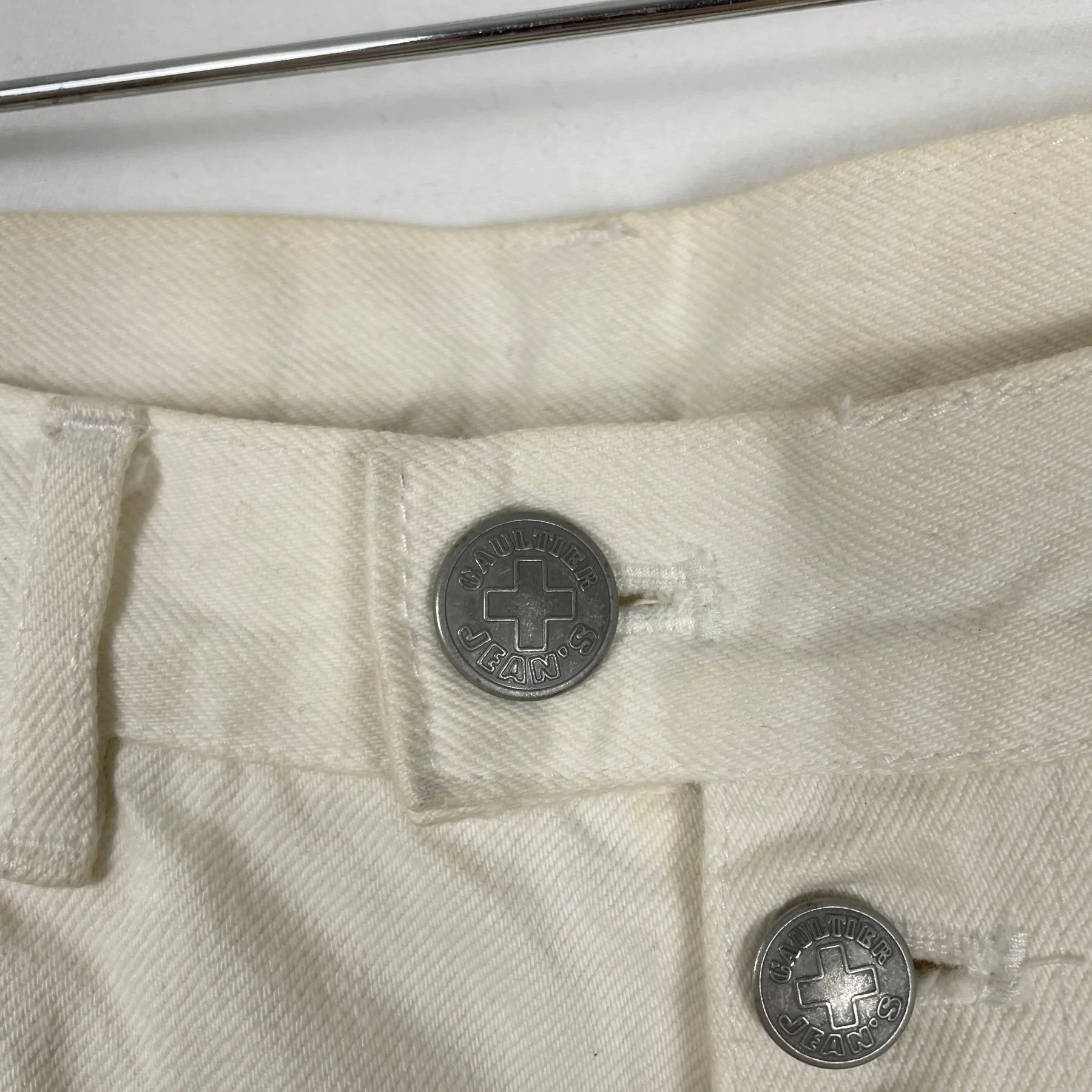 Jean Paul Gaultier Homme White Jeans - Image 6