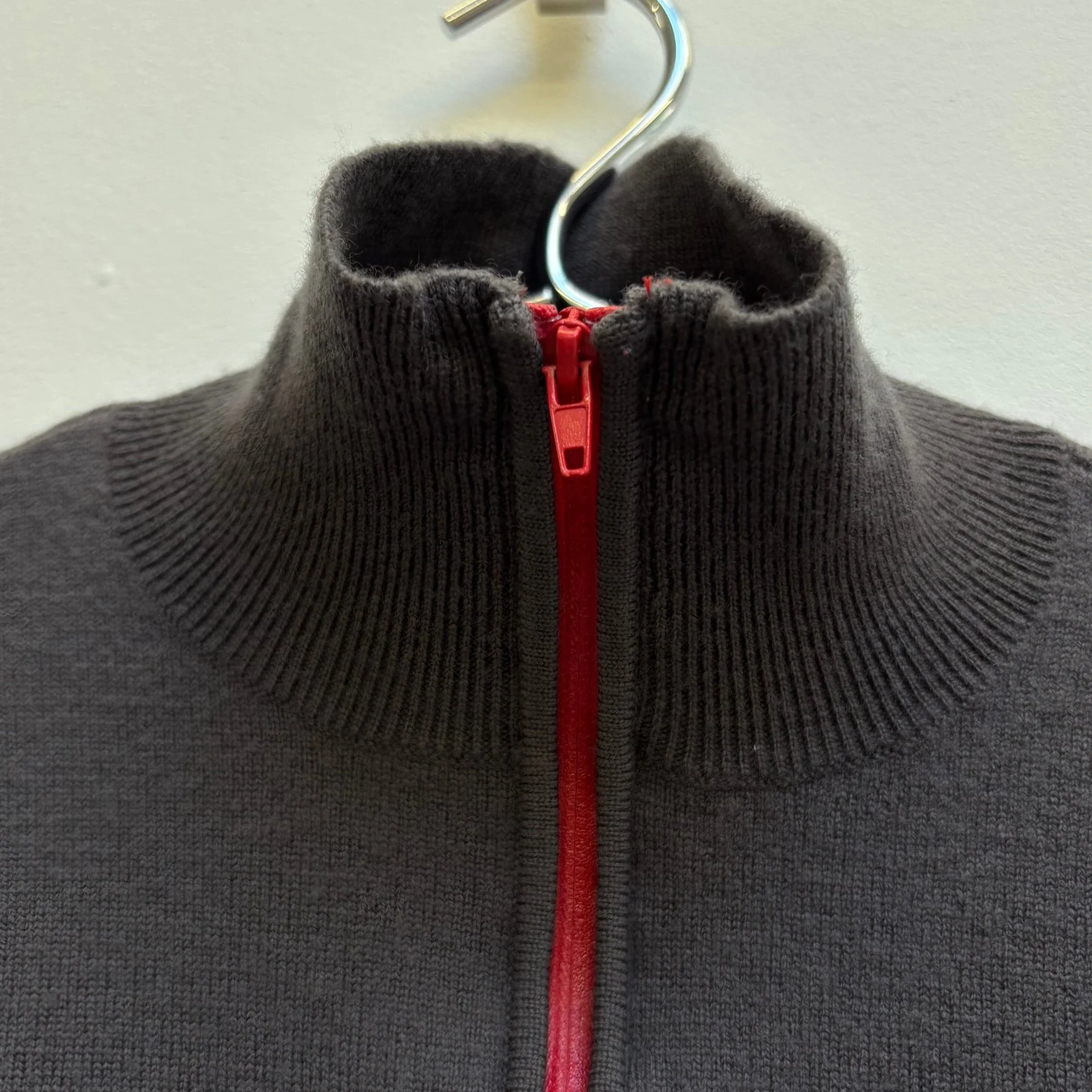 Jean Paul Gaultier Knit Zip Up Turtleneck Sweater - Image 4
