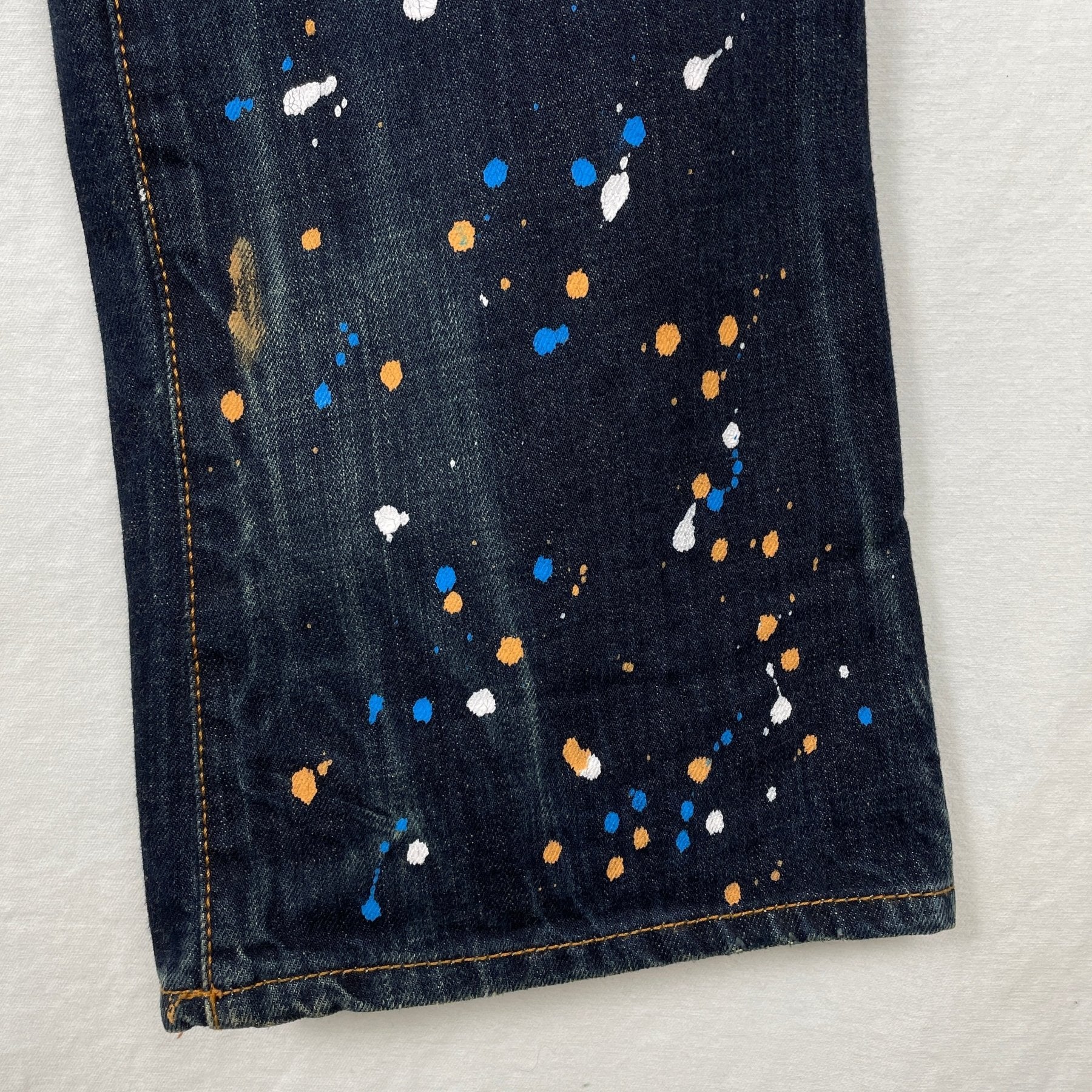 Jean Paul Gaultier Paint Splatter Jeans - Image 4