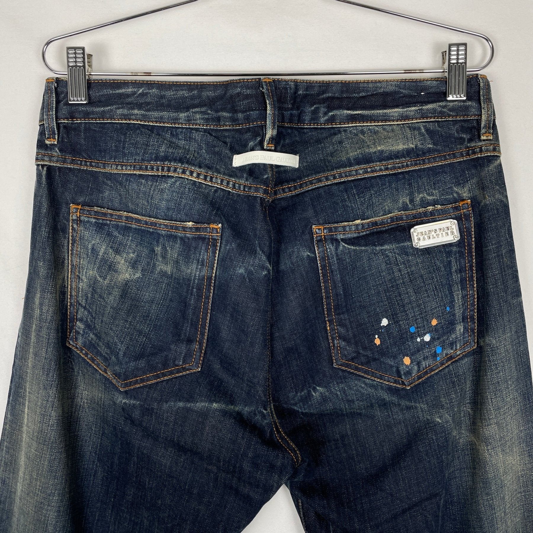 Jean Paul Gaultier Paint Splatter Jeans - Image 6