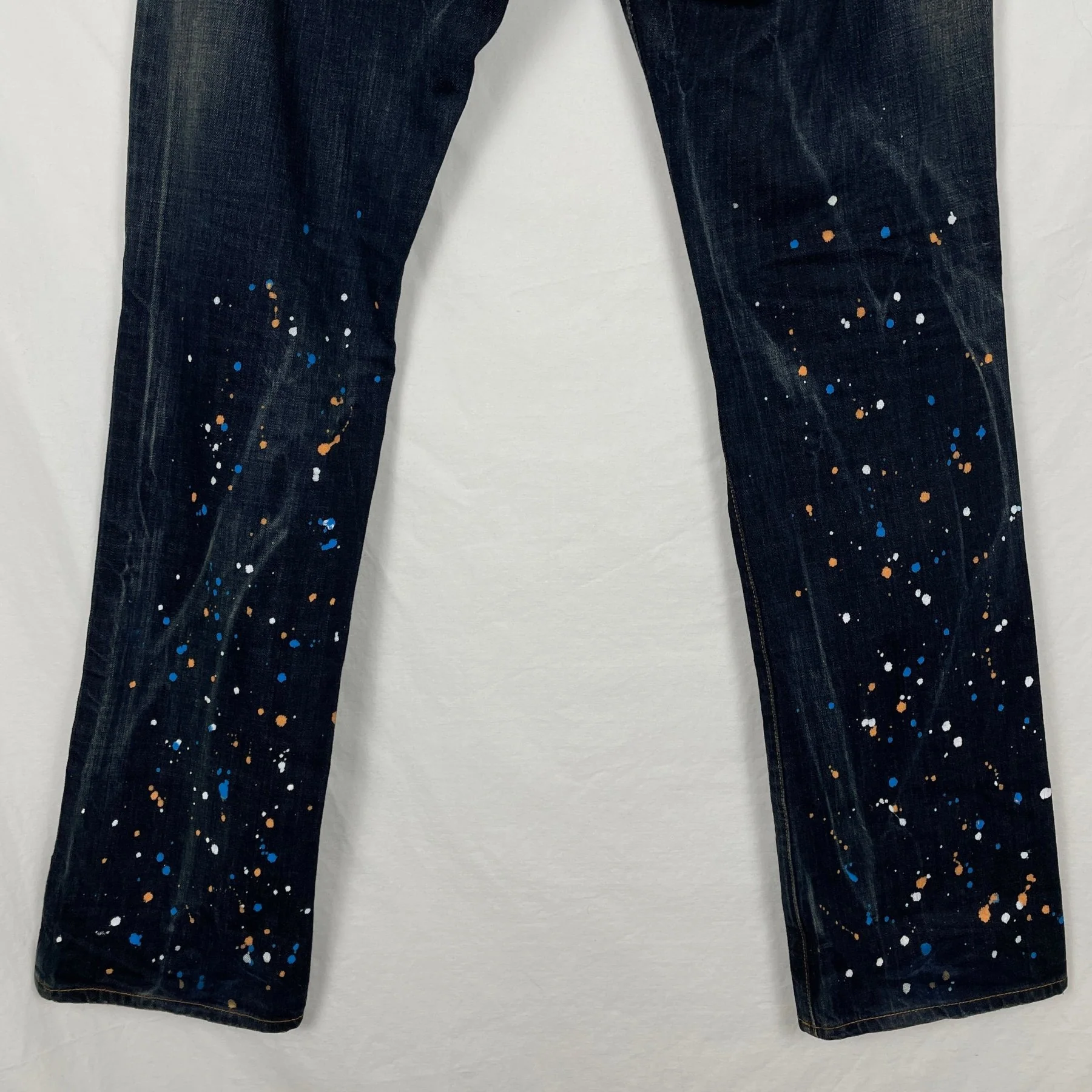 Jean Paul Gaultier Paint Splatter Jeans - Image 7