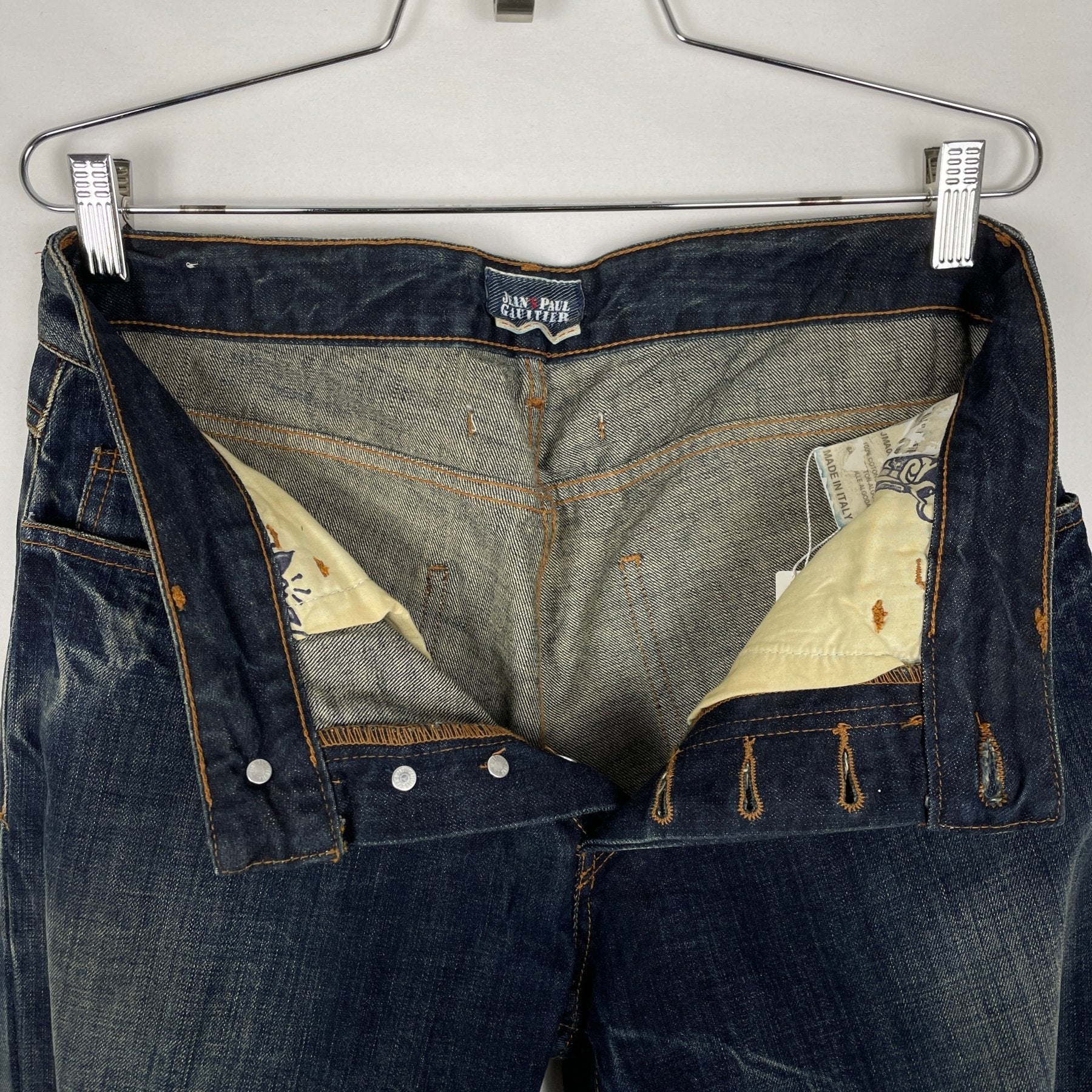 Jean Paul Gaultier Paint Splatter Jeans - Image 9