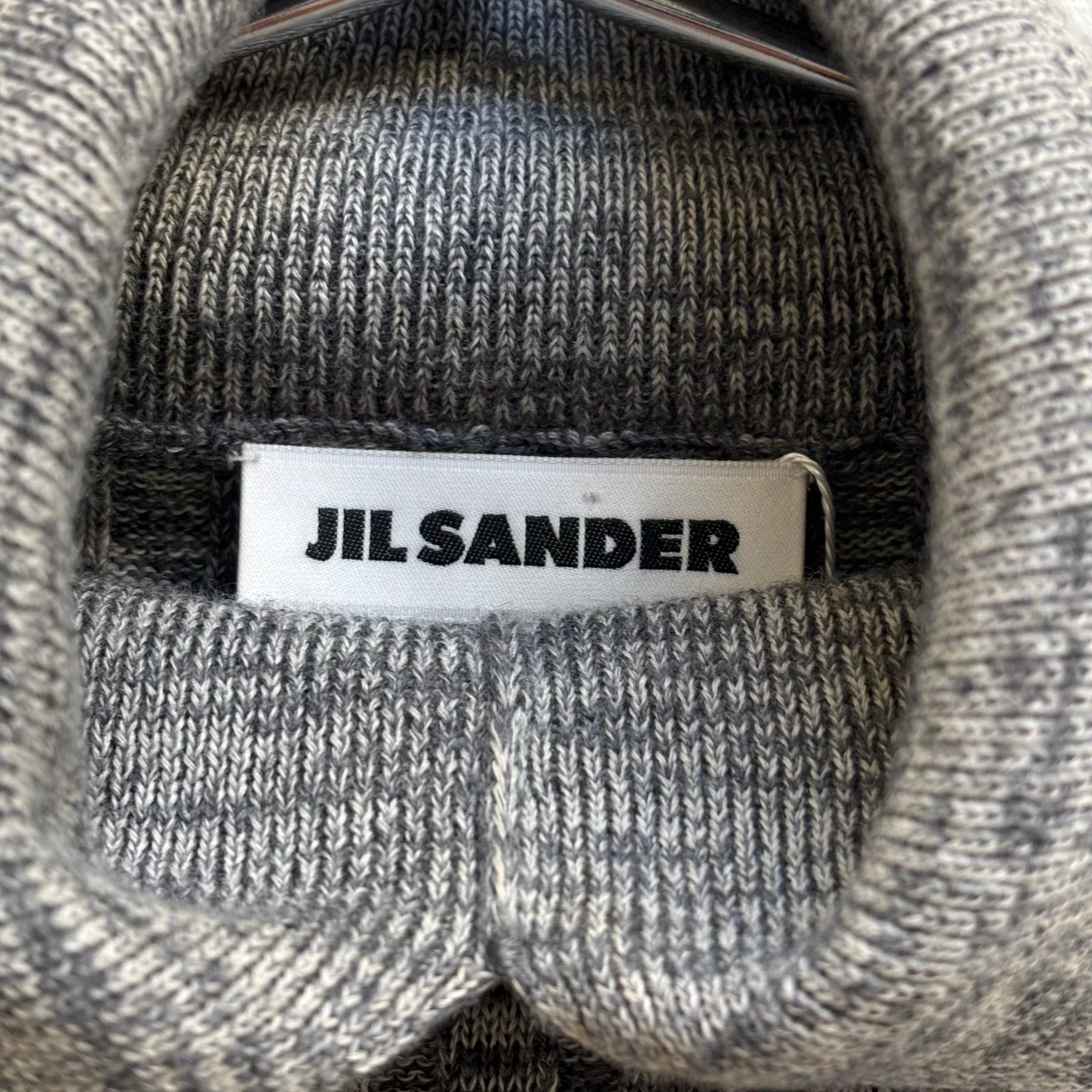 Jil Sander Fold Over Turtleneck Knit Sweater - Image 10