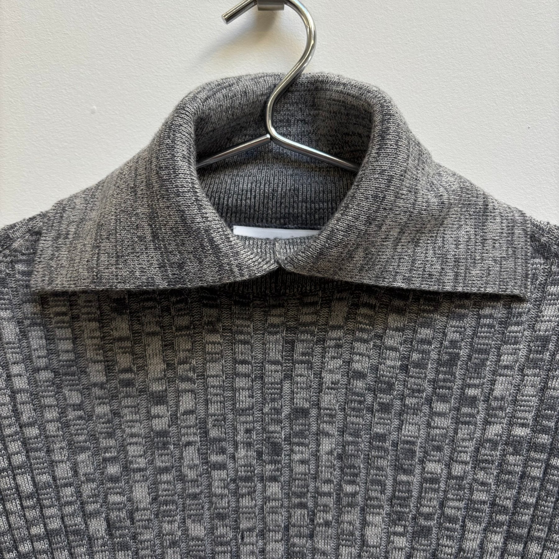 Jil Sander Fold Over Turtleneck Knit Sweater - Image 3