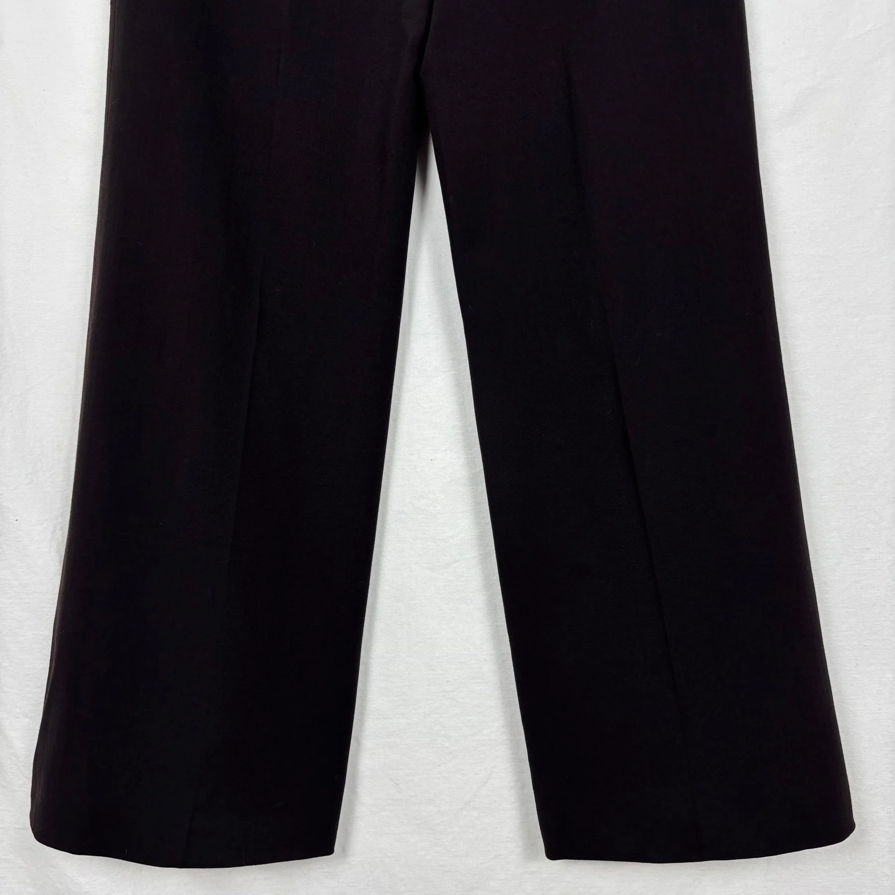 00s Jil Sander Wide Leg Trousers In Burnt Chocolate - Image 5