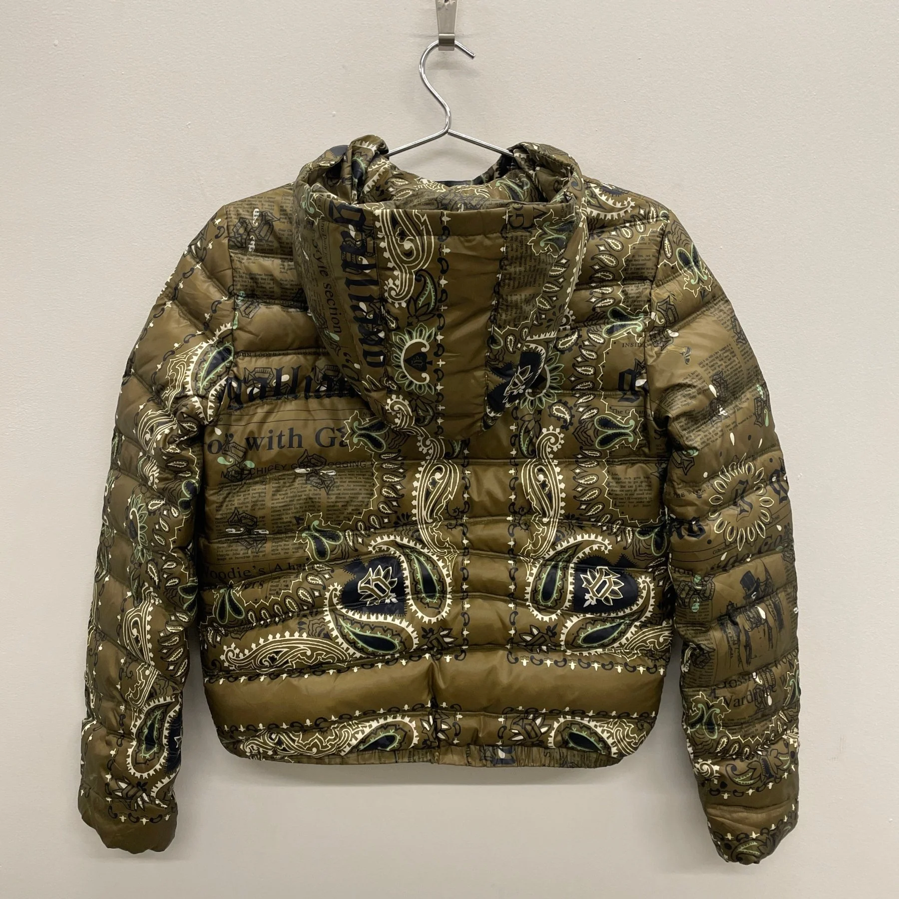John Galliano Patterned Puffer Jacket - Image 9