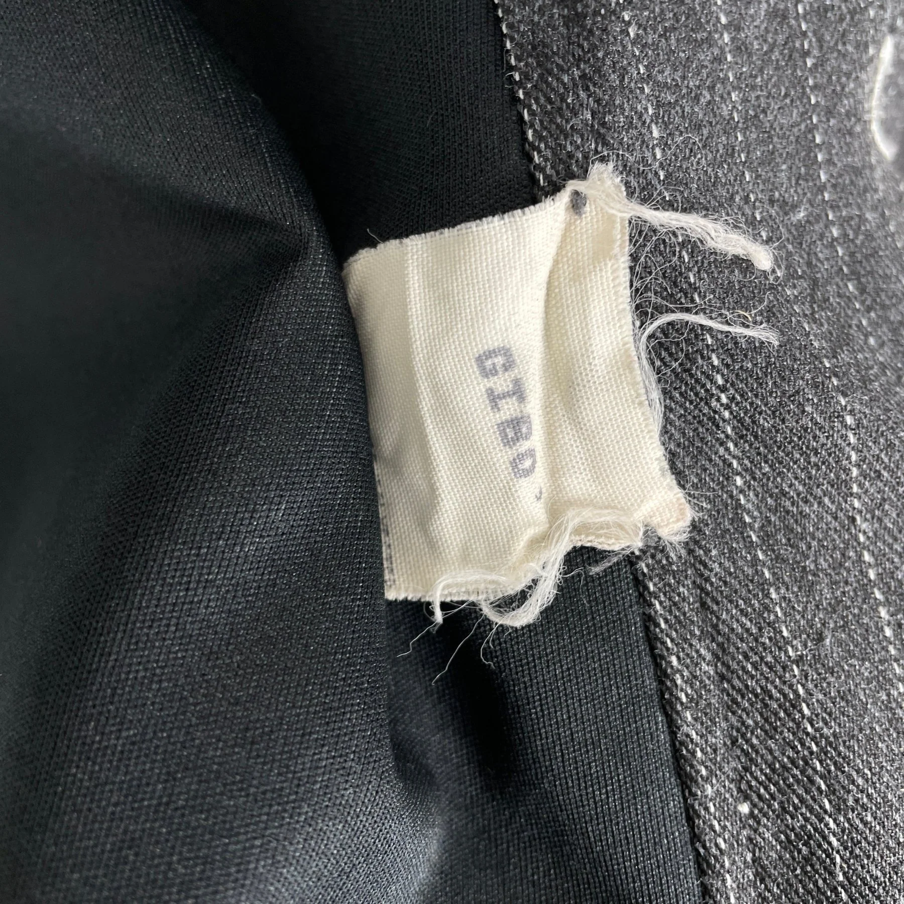 90s Junior Gaultier Fabric Switching Double Breasted Coat - Image 12