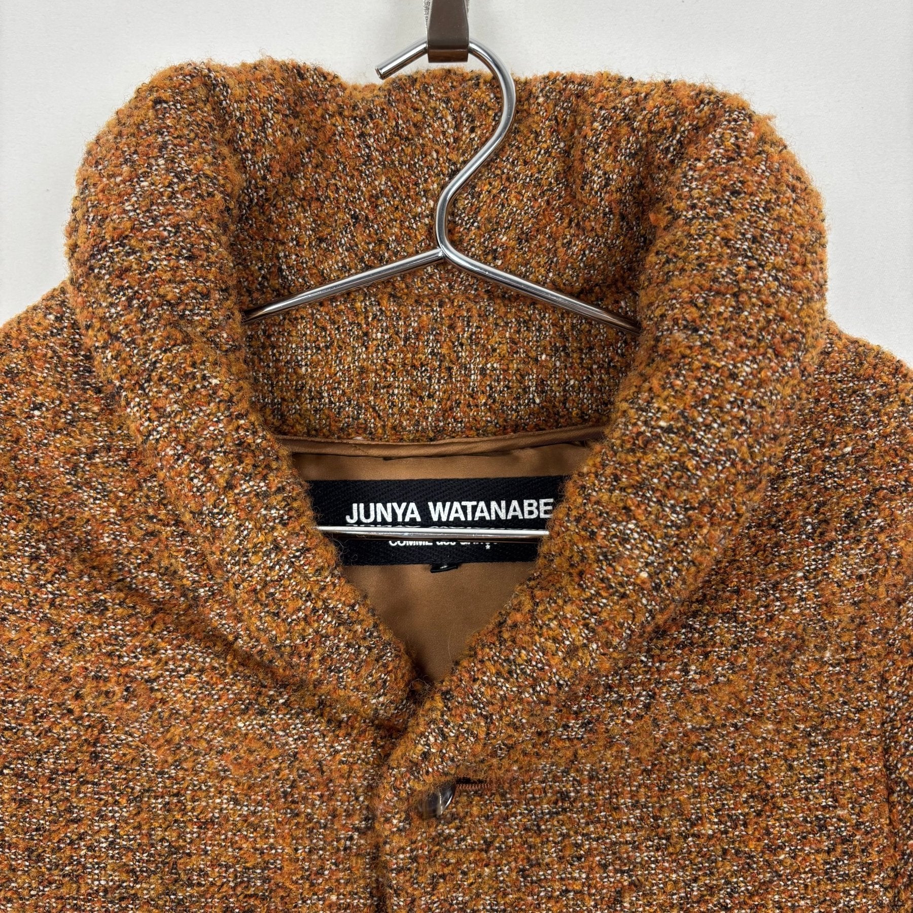 FW05 Junya Watanabe Cropped Button Up Wool Jacket - Image 6