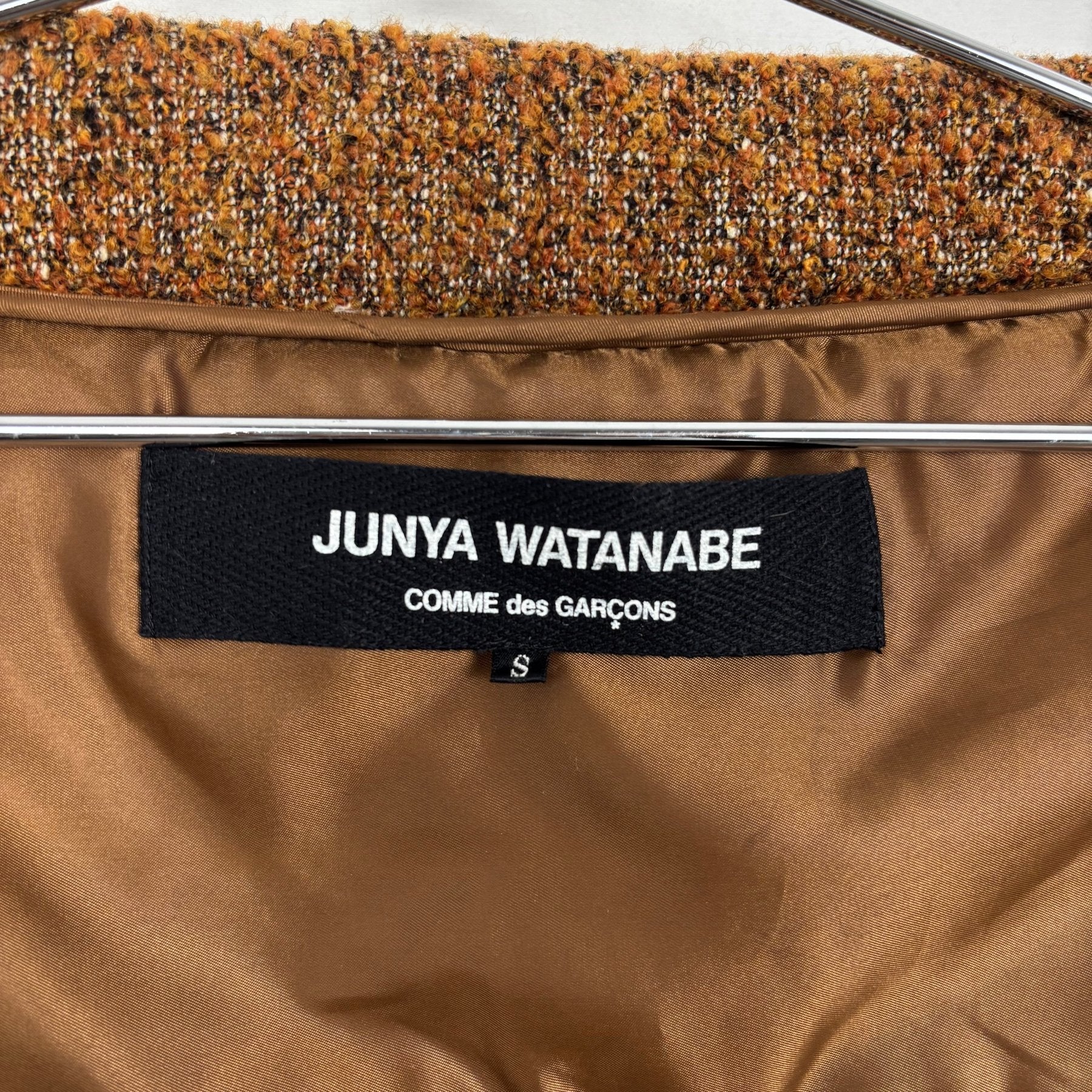 FW05 Junya Watanabe Cropped Button Up Wool Jacket - Image 8