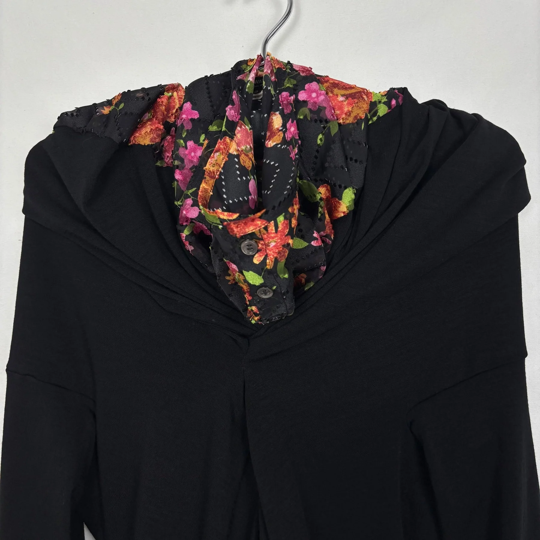 Junya Watanabe Ruched Floral Blouse - Image 4
