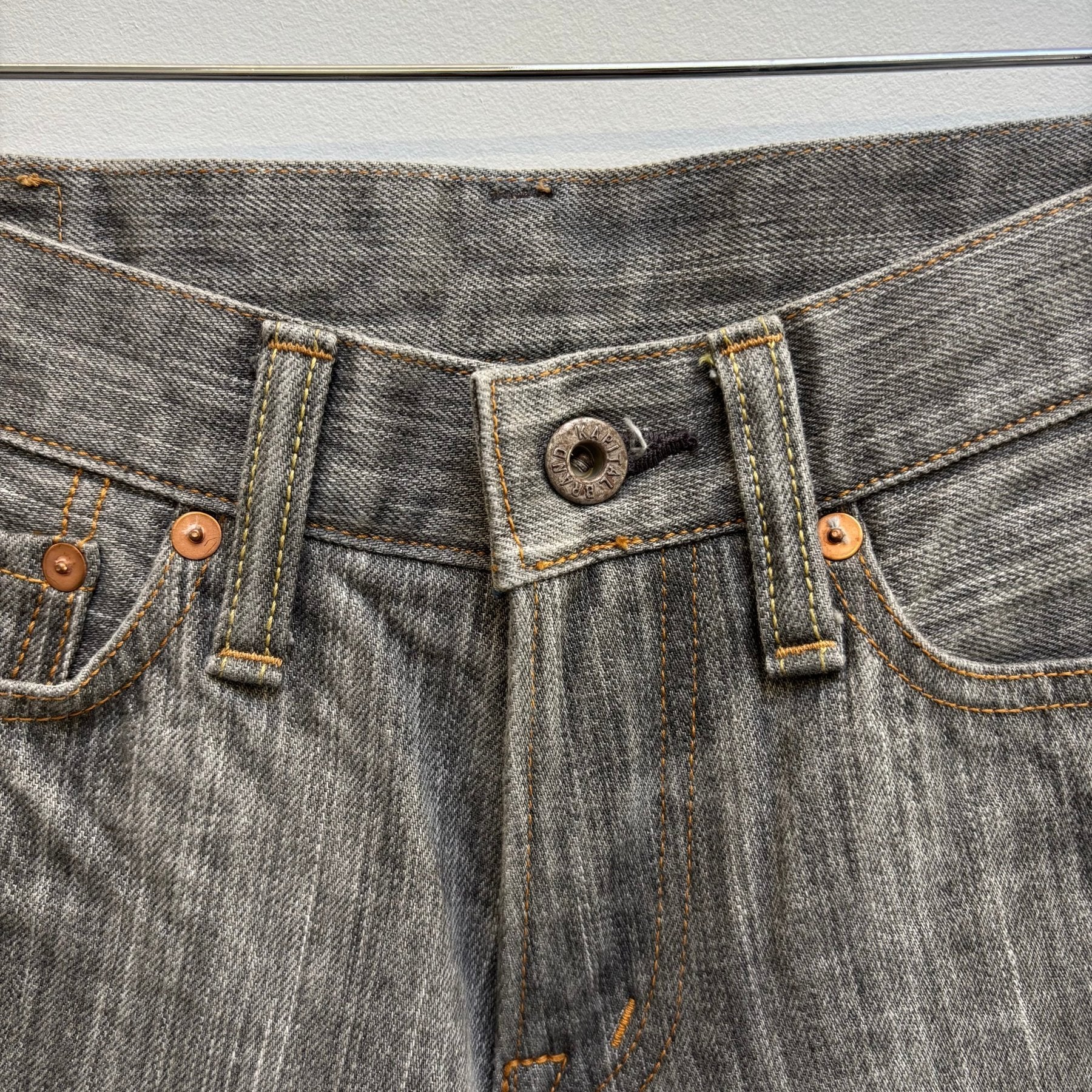 Kapital Grey Denim Jeans - Image 6