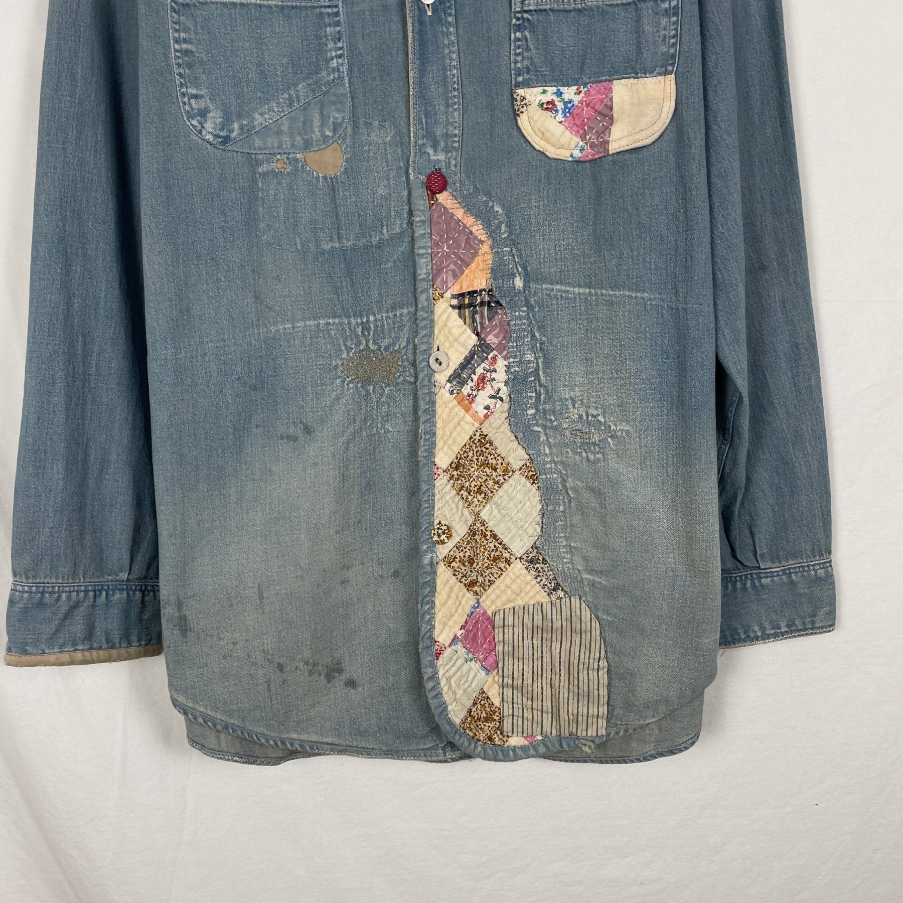 Kapital Patchwork Button Up Shirt - Image 4