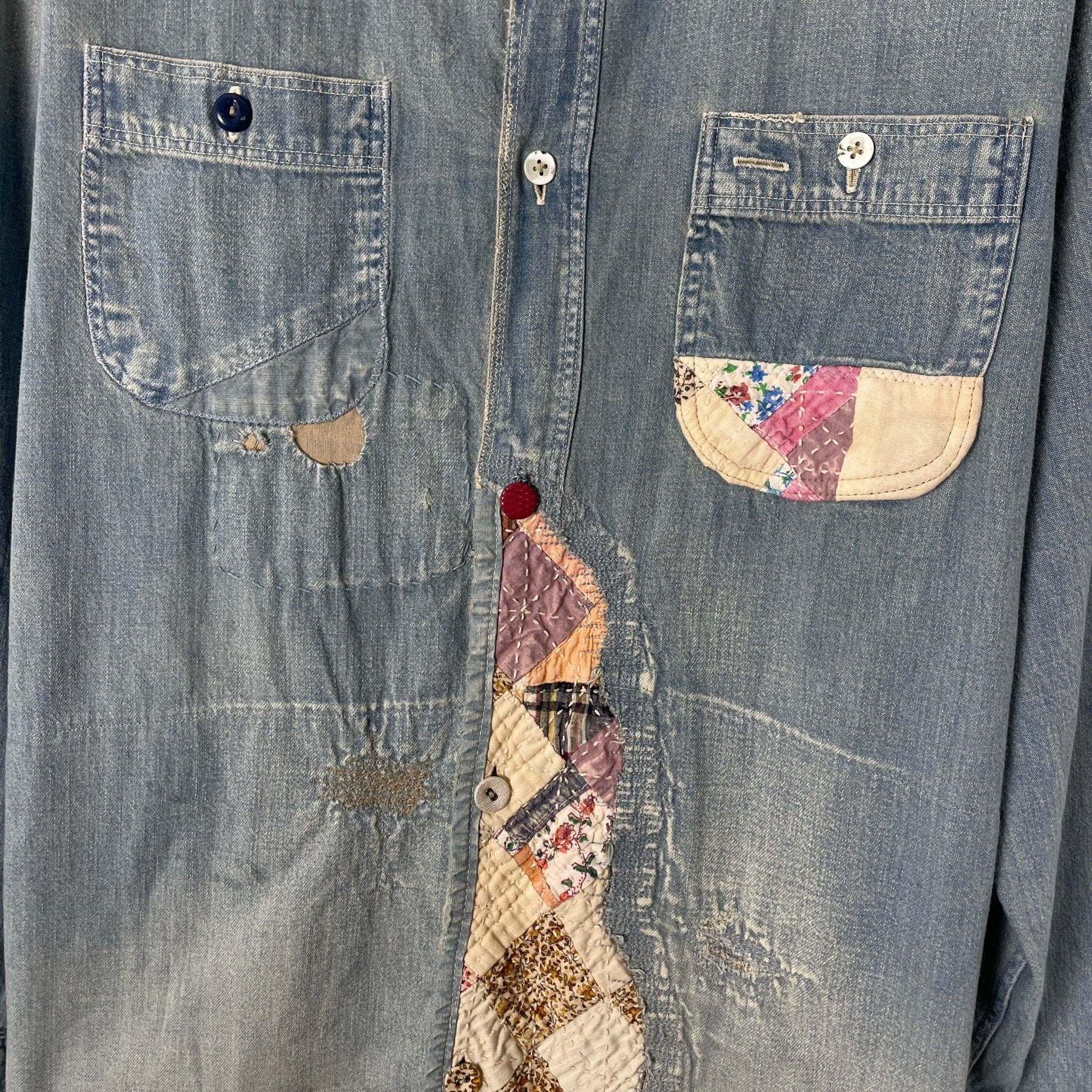 Kapital Patchwork Button Up Shirt - Image 5