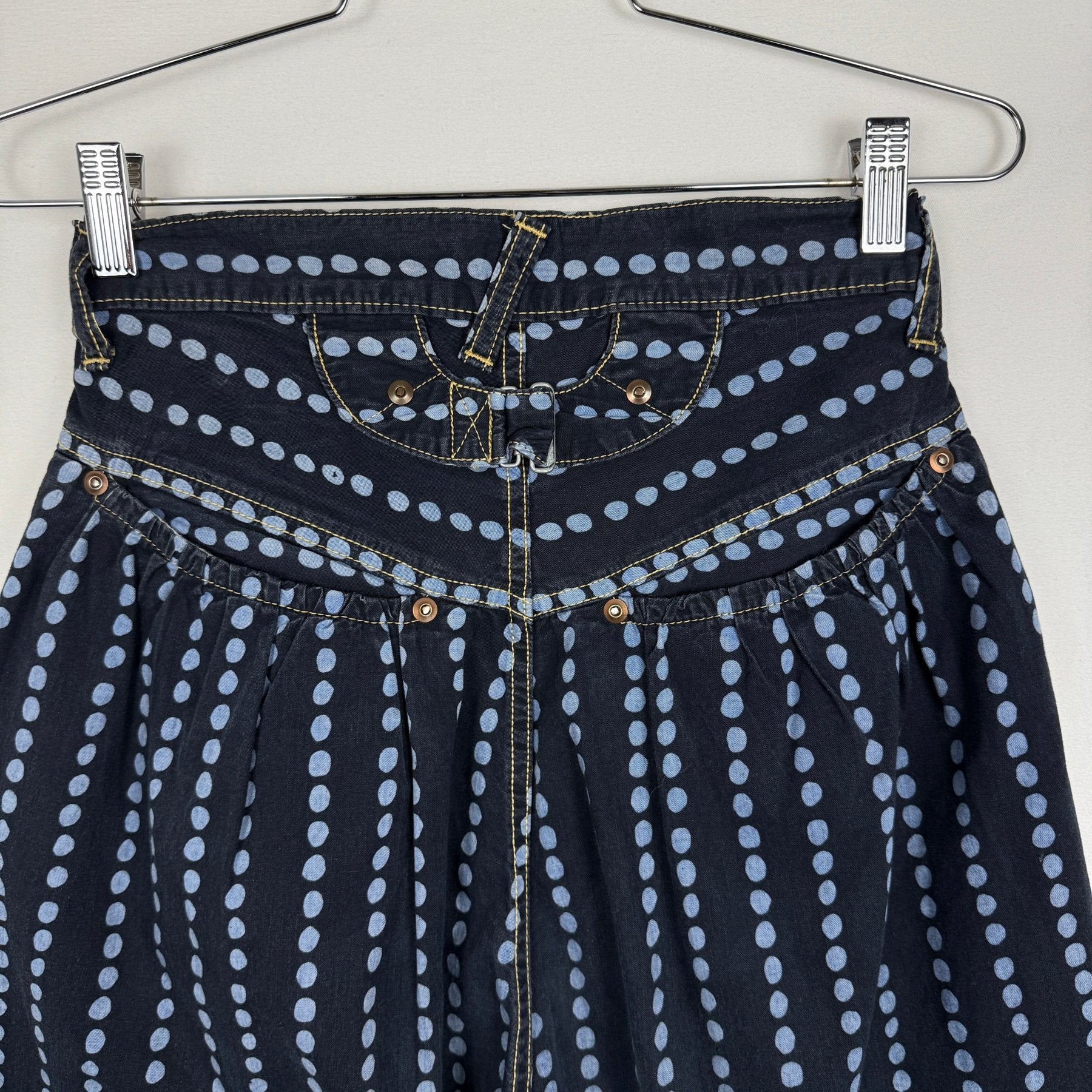 Kapital Spotted Wide Leg Trousers - Image 5