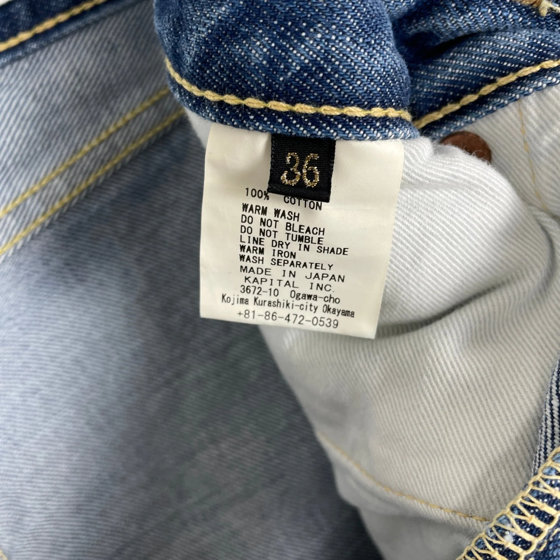 Kapital Straight Leg Jeans - Image 13