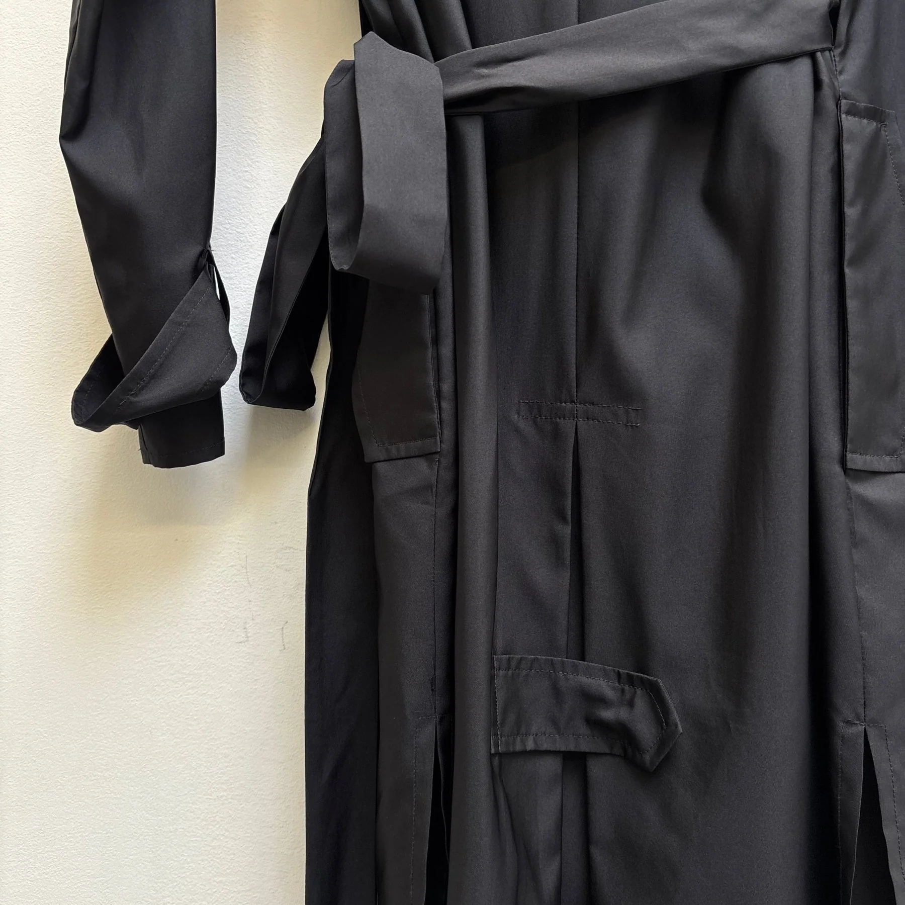 Kris Van Assche Wrap Nylon Trench Coat - Image 13
