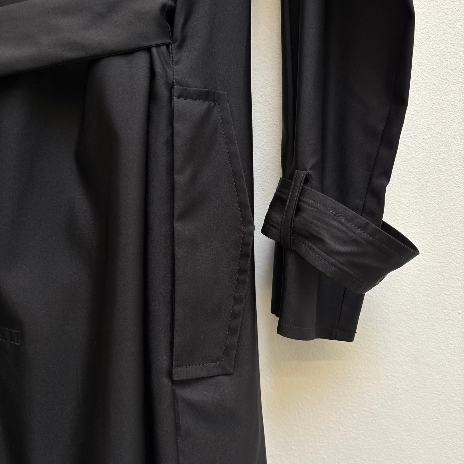 Kris Van Assche Wrap Nylon Trench Coat - Image 14
