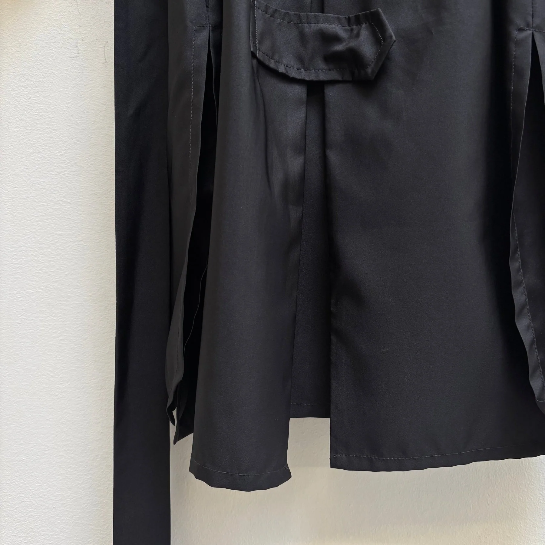 Kris Van Assche Wrap Nylon Trench Coat - Image 15