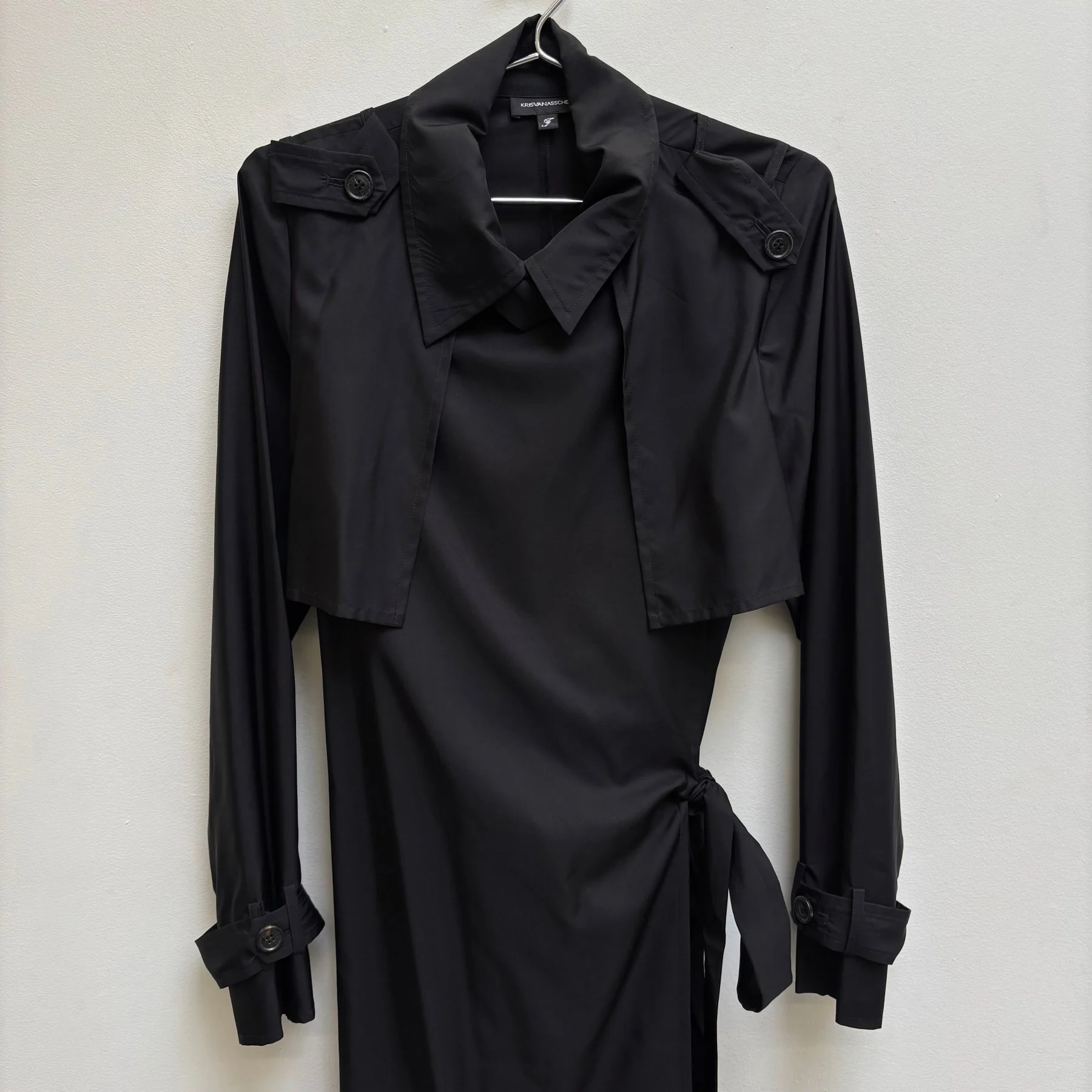 Kris Van Assche Wrap Nylon Trench Coat - Image 3