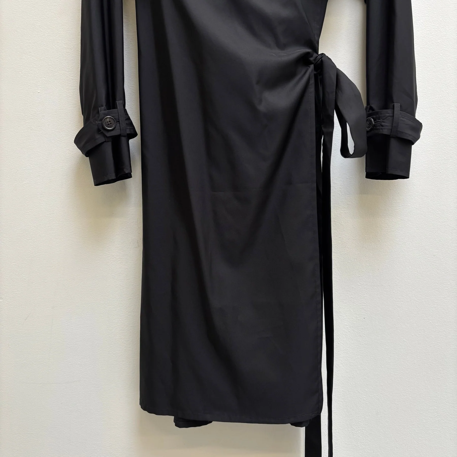 Kris Van Assche Wrap Nylon Trench Coat - Image 7