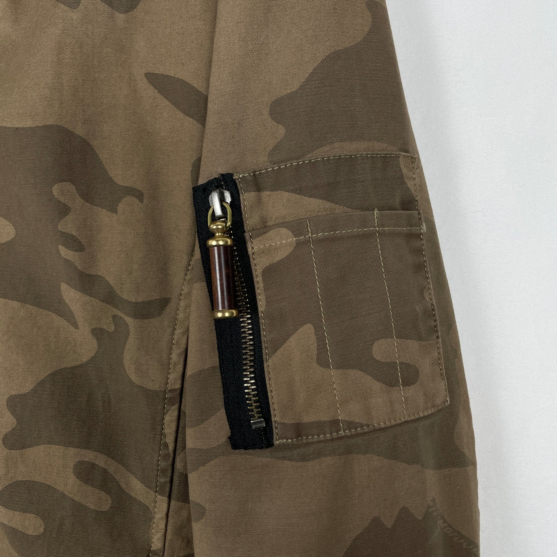 Kyoji Maruyama Fur Lined Camo Zip Jacket - Image 4